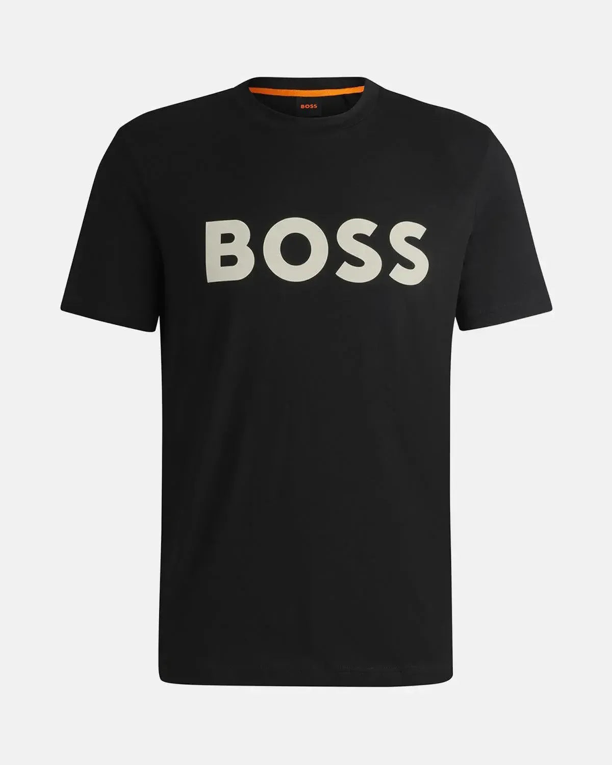 BOSS-BOSS STYLE THINKING 1 T-SHIRT BLACK ECRU-NORTHERN THREADS DESIGNER MENSWEAR