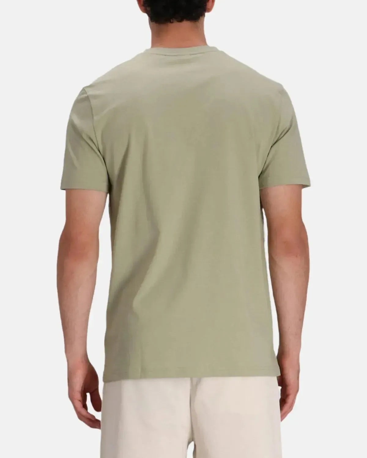 BOSS-BOSS THINKING 1 RUBBER PRINT LOGO T-SHIRT MID GREEN-NORTHERN THREADS DESIGNER MENSWEAR