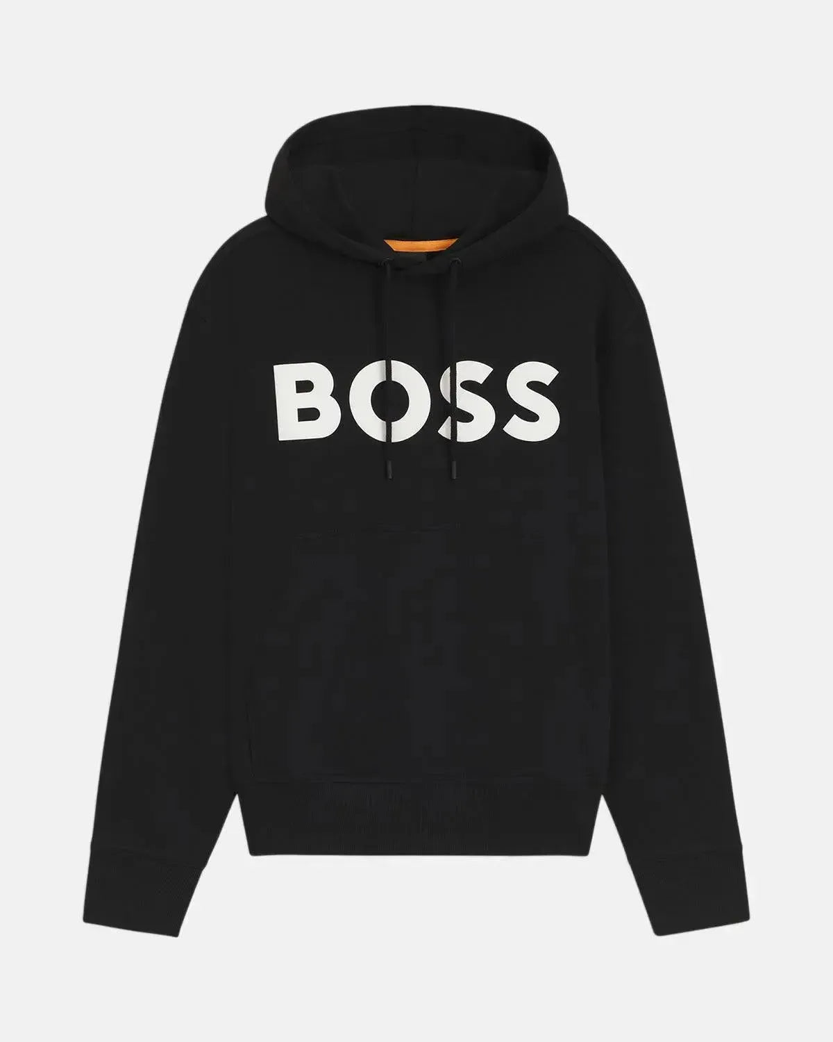 BOSS-BOSS WEBASIC LOGO HOODIE BLACK-NORTHERN THREADS DESIGNER MENSWEAR