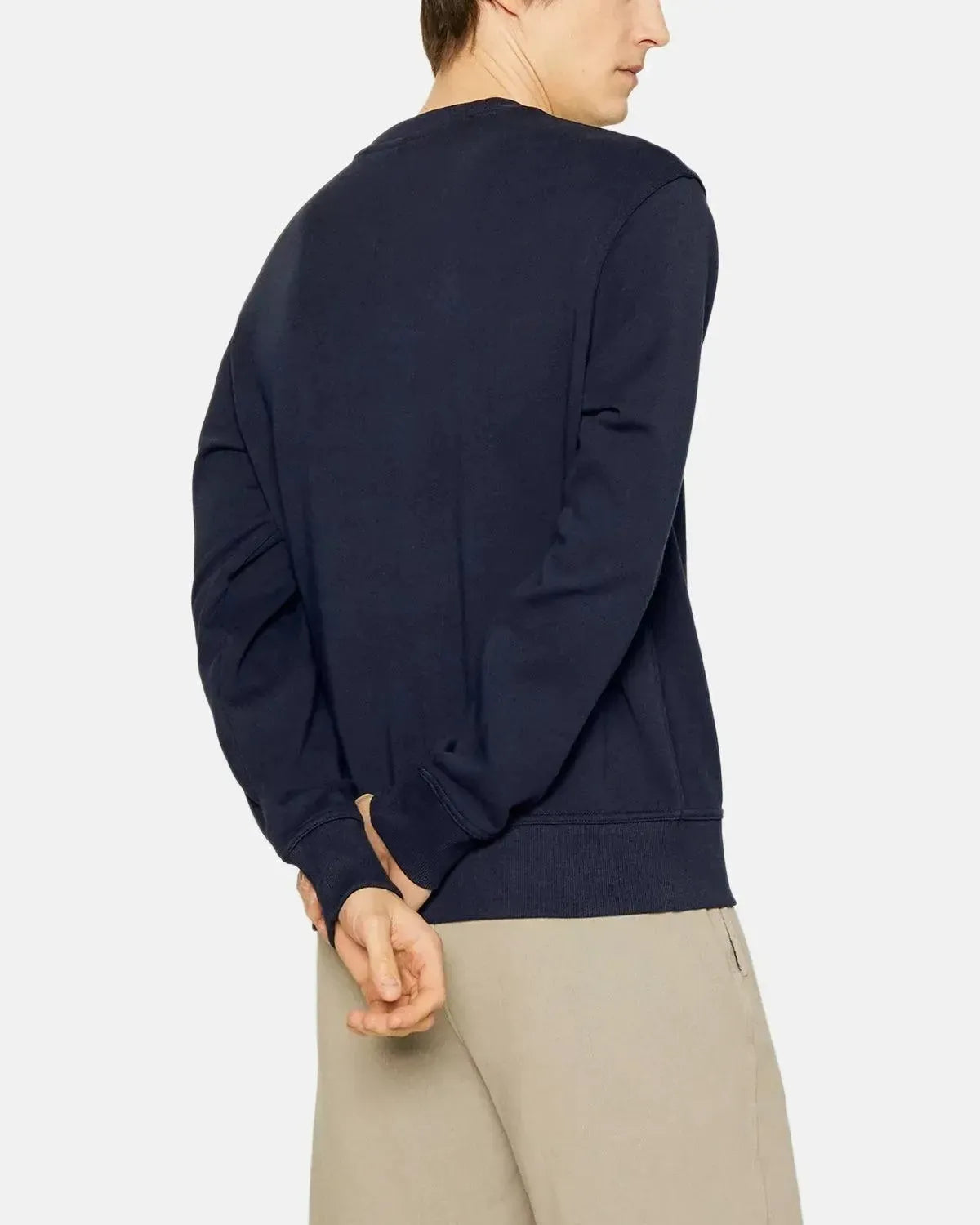 BOSS-BOSS WEBASIC LOGO SWEATSHIRT DARK BLUE-NORTHERN THREADS DESIGNER MENSWEAR
