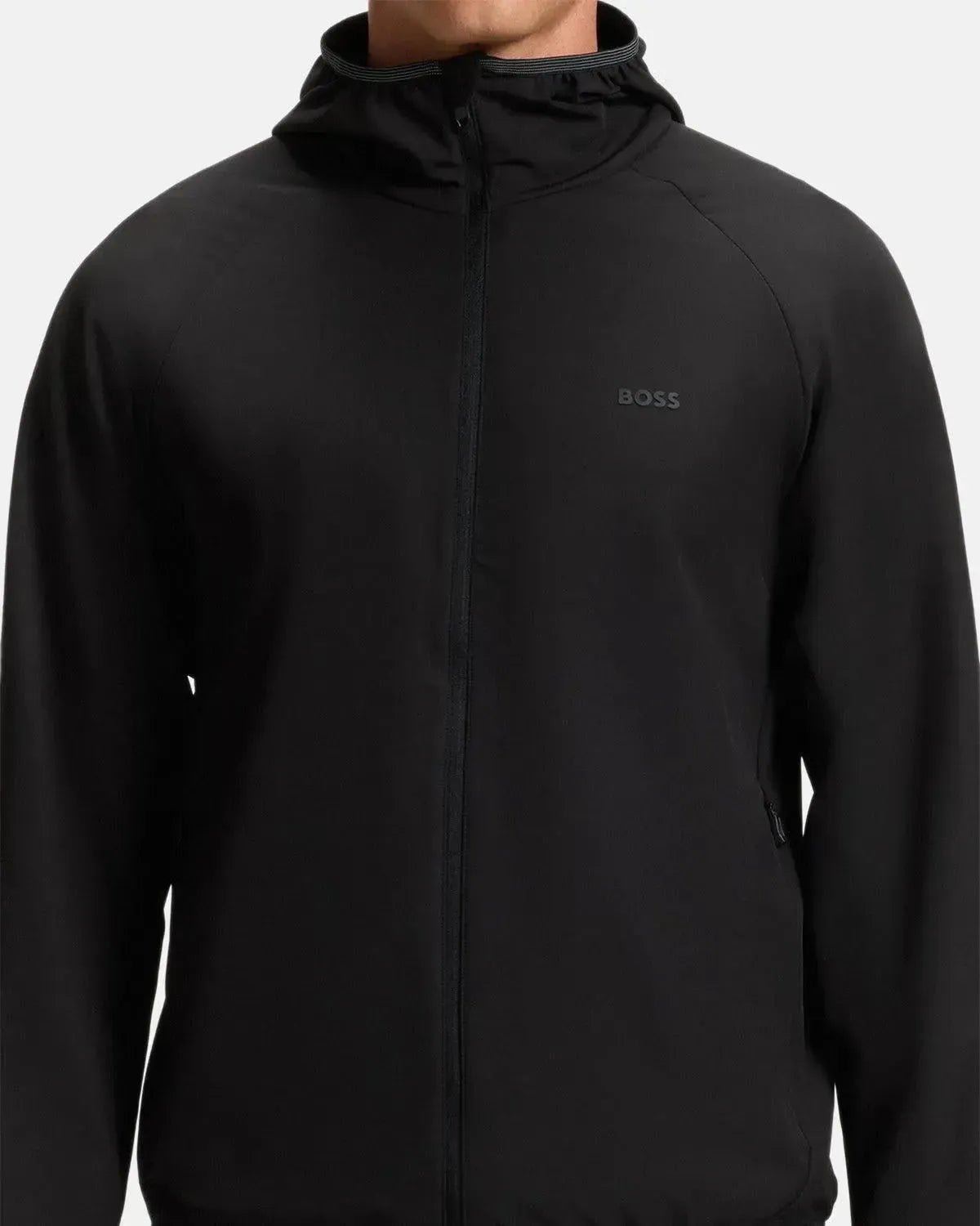 BOSS COMMUTER WATER REPELLENT STRETCH JACKET BLACK - northern threads
