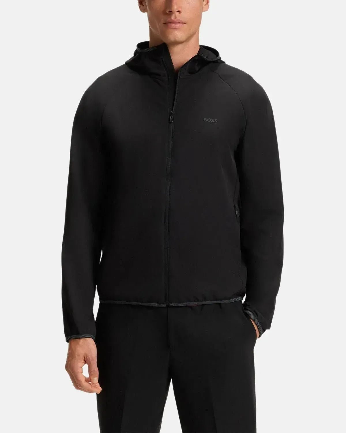 BOSS COMMUTER WATER REPELLENT STRETCH JACKET BLACK - northern threads