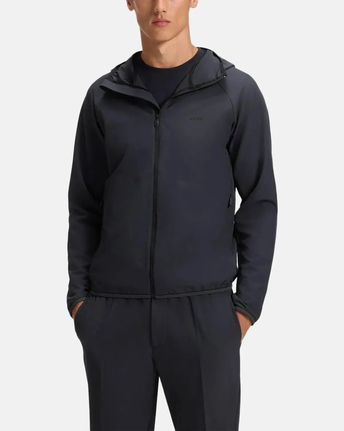 BOSS COMMUTER WATER REPELLENT STRETCH JACKET DARK BLUE - northern threads