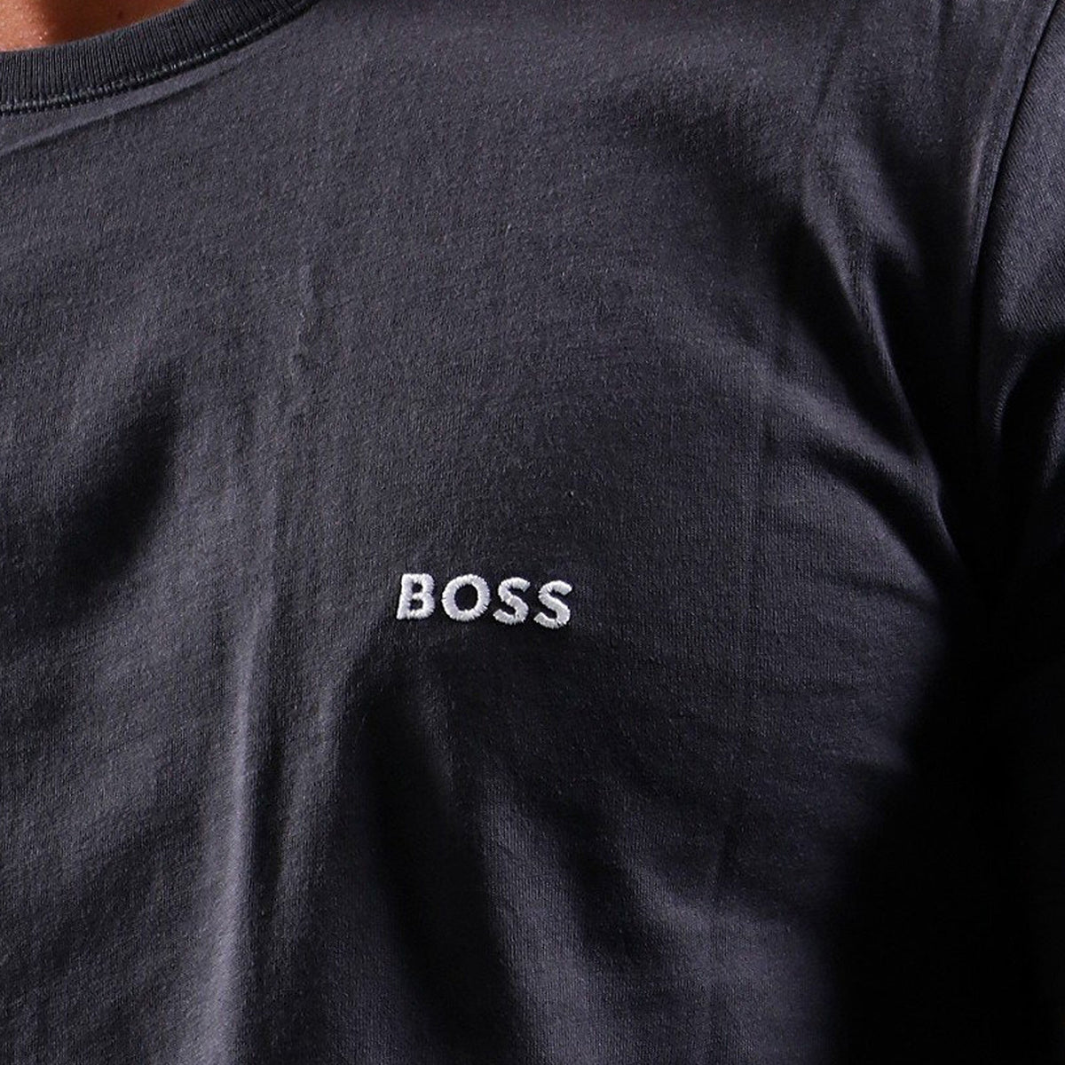 BOSS Cotton Basic T-Shirt Charcoal Grey | Northern Threads Designer Menswear