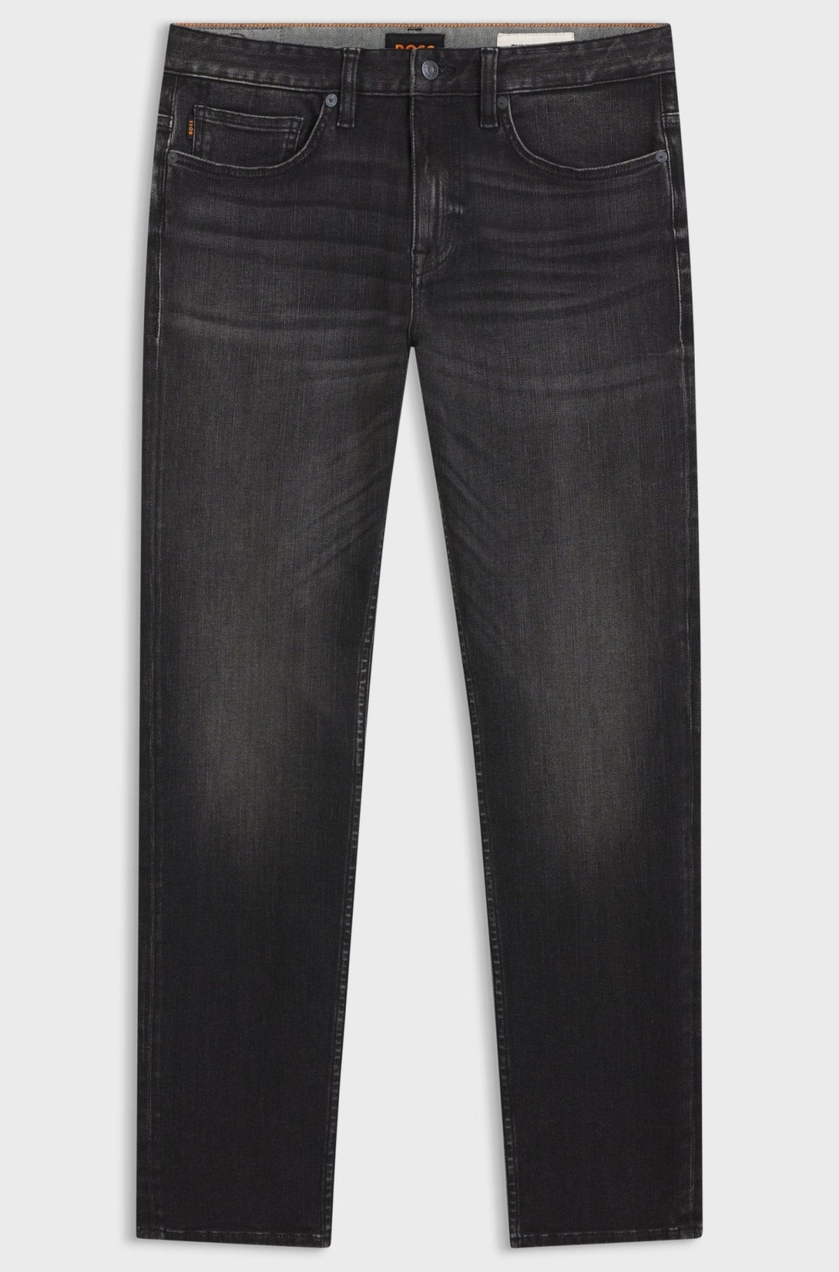 BOSS Delaware Slim Fit Stretch Jeans Black | Northern Threads Designer Menswear