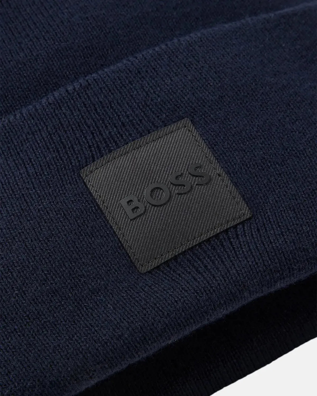BOSS FANTASTICO COTTON BEANIE DARK BLUE - northern threads