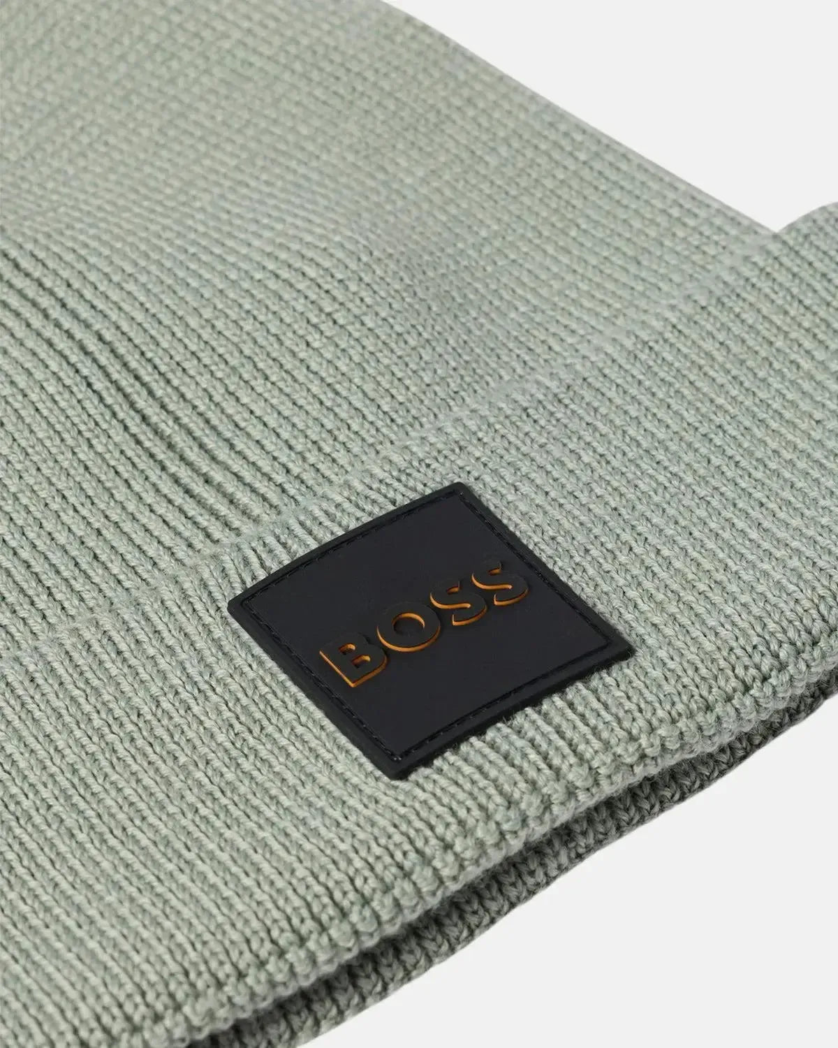 BOSS FOXXY WOOL MIX BEANIE LIGHT GREEN - northern threads