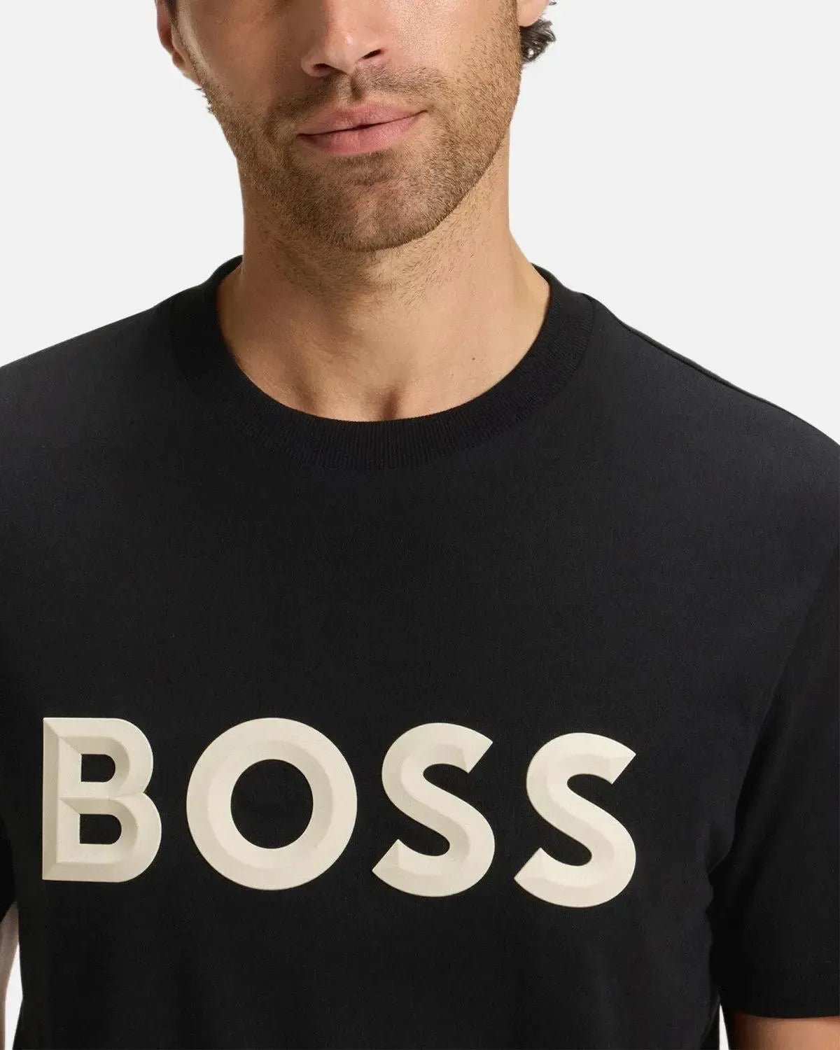 BOSS ICONIC ZONE T - SHIRT BLACK - northern threads
