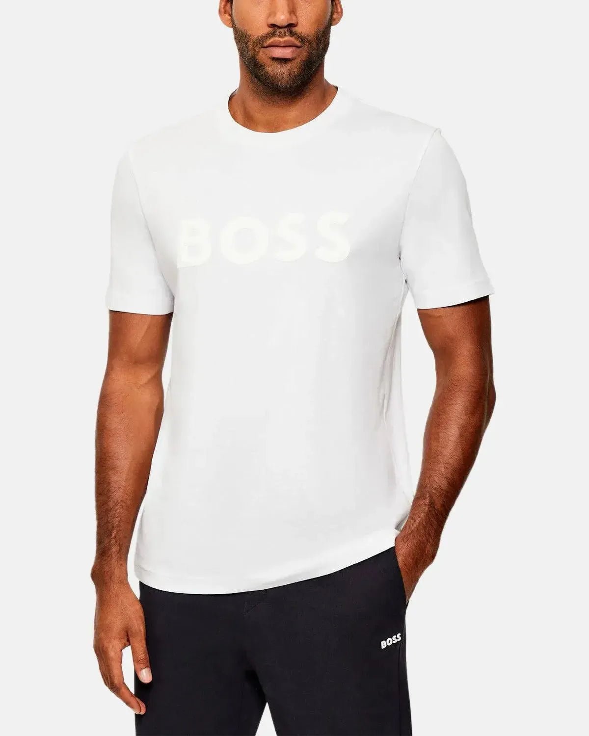 BOSS ICONIC ZONE T - SHIRT WHITE - northern threads