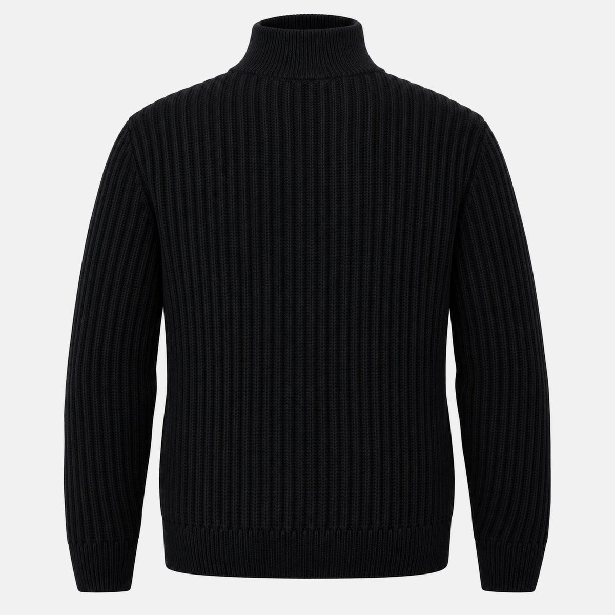 BOSS Kwinter Zip Neck Jumper Dark Navy | Northern Threads Designer Menswear