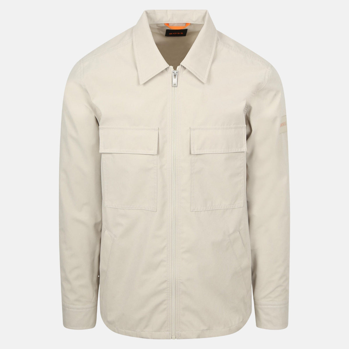 BOSS Lozzy Overshirt Light Beige | Northern Threads Designer Menswear
