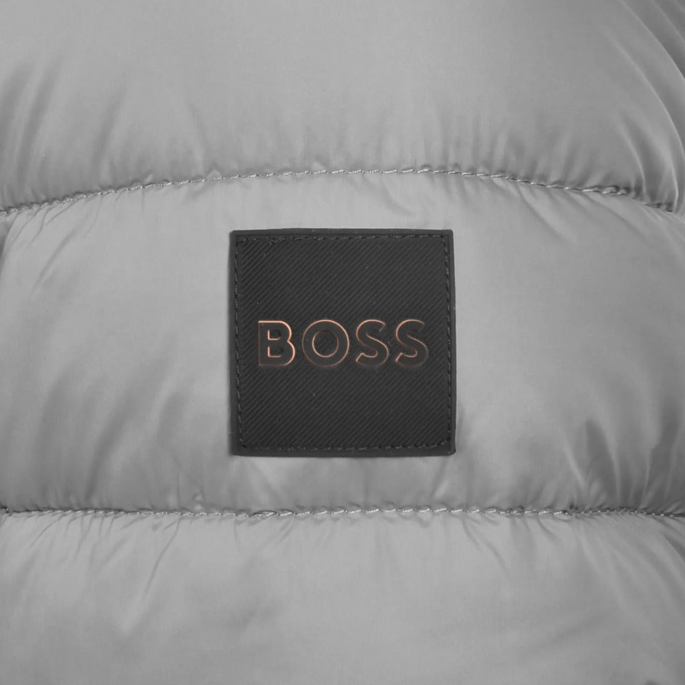 BOSS Oden 2 Puffer Light Jacket Grey | Northern Threads Designer Menswear