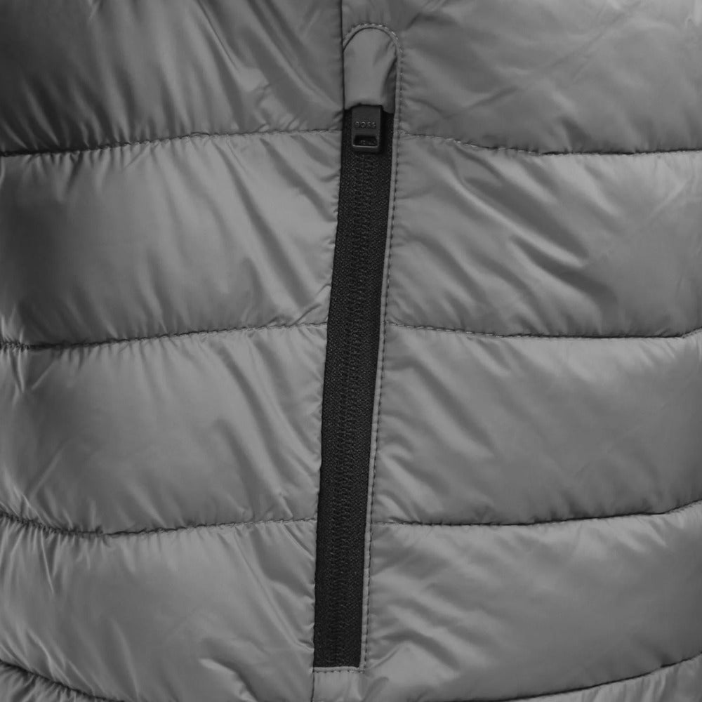 BOSS Oden 2 Puffer Light Jacket Grey | Northern Threads Designer Menswear