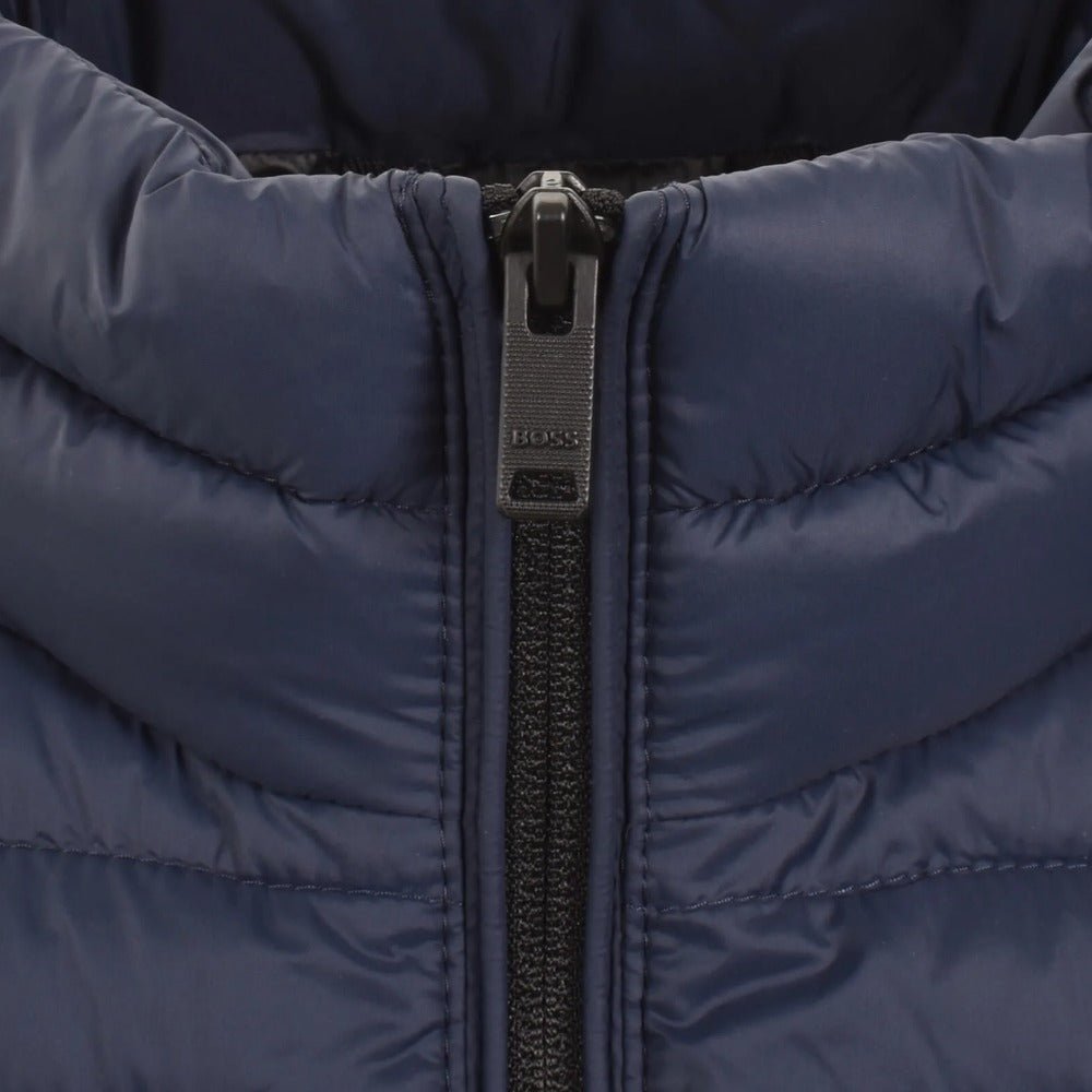 BOSS Odeno 2 Puffer Light Gilet Navy | Northern Threads Designer Menswear