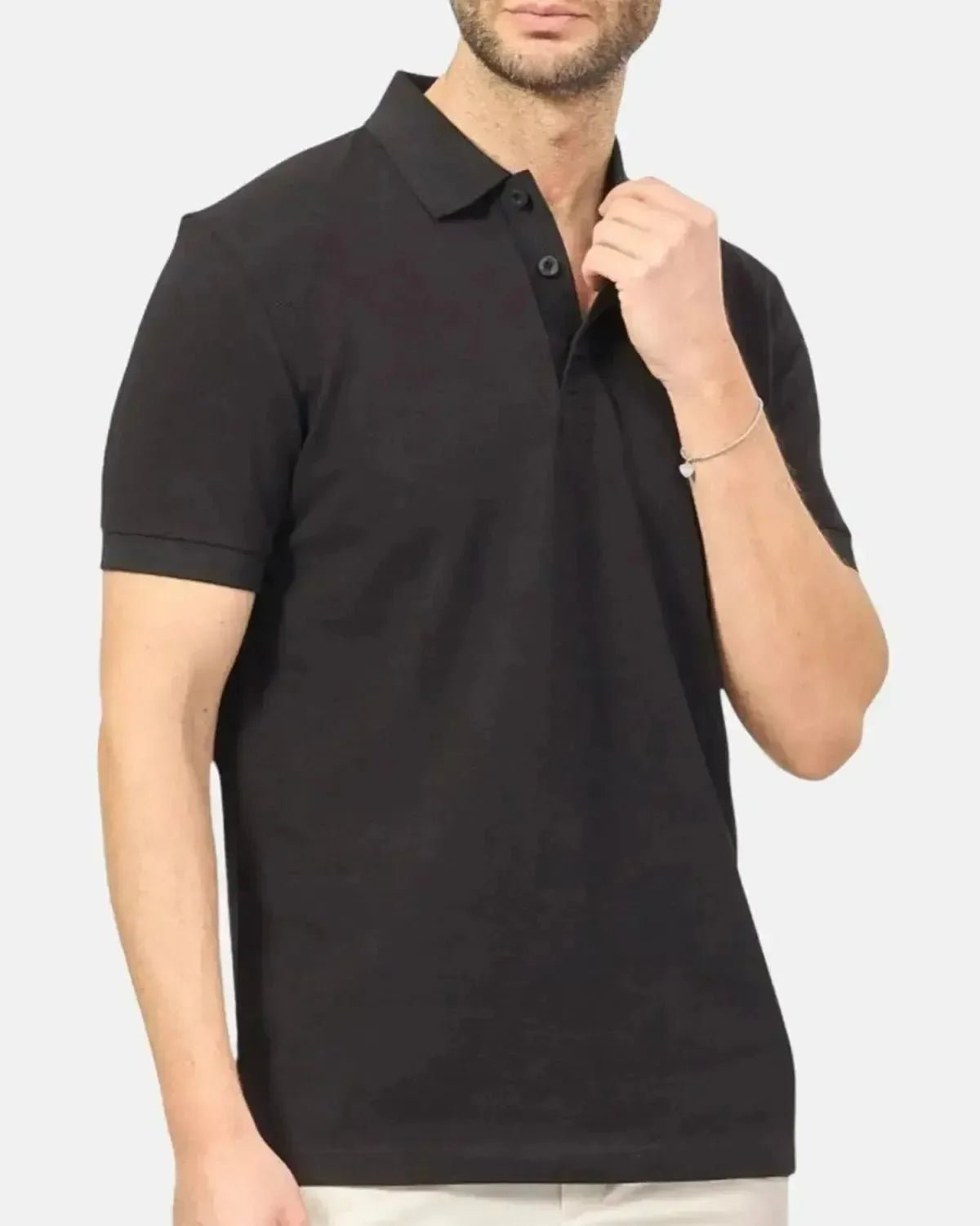 BOSS PADDY POLO SHIRT BLACK TONAL - northern threads