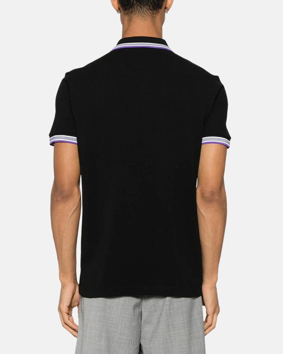 BOSS PADDY POLO SHIRT BLACK VLT - northern threads