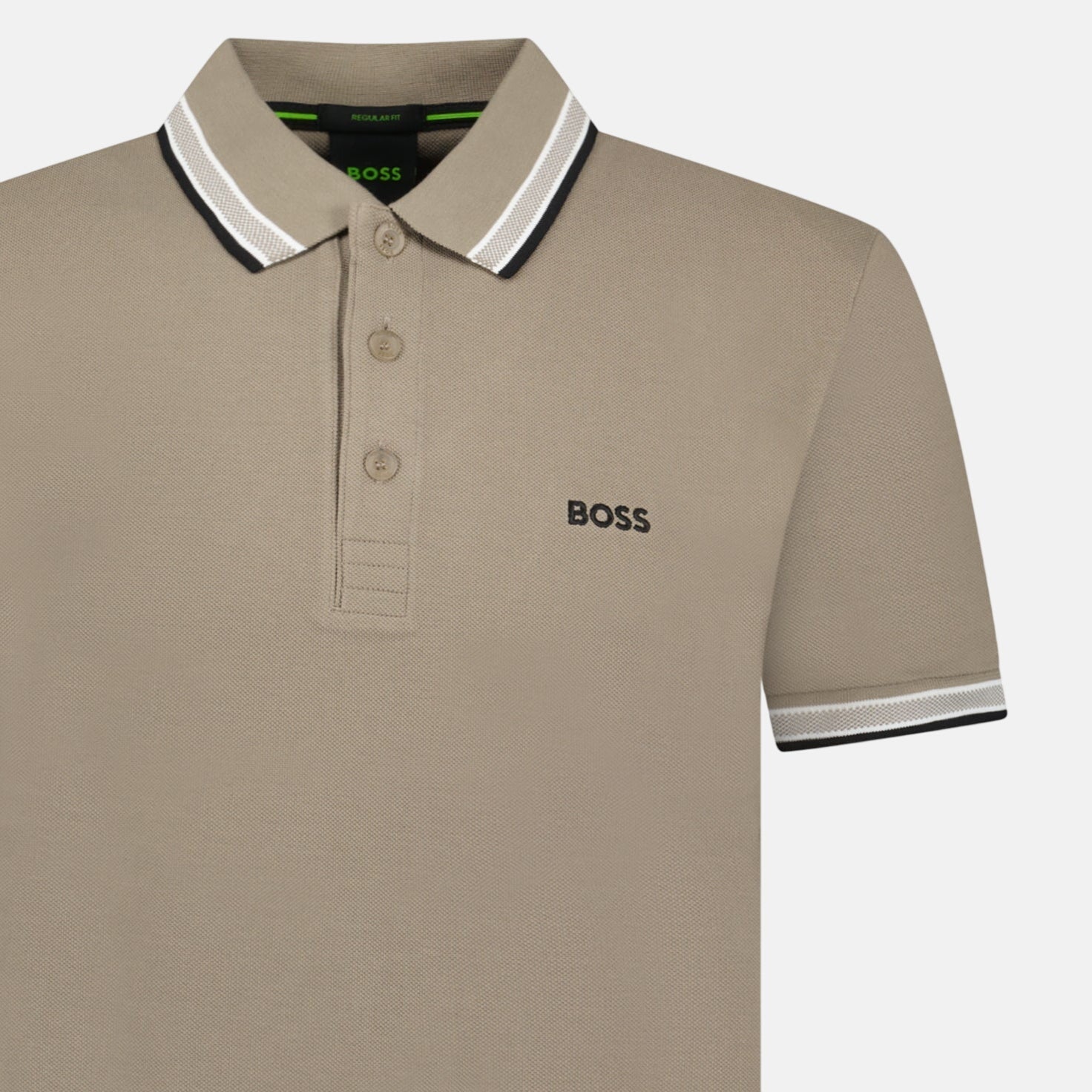 BOSS Paddy Polo Shirt Brown - sku-55535443411325 - northern threads uk
