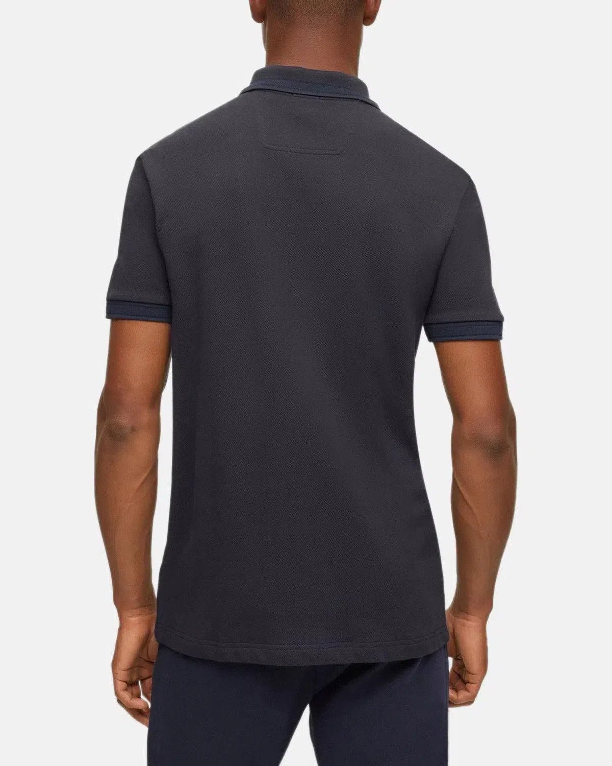 BOSS PADDY POLO SHIRT DARK BLUE TONAL - northern threads