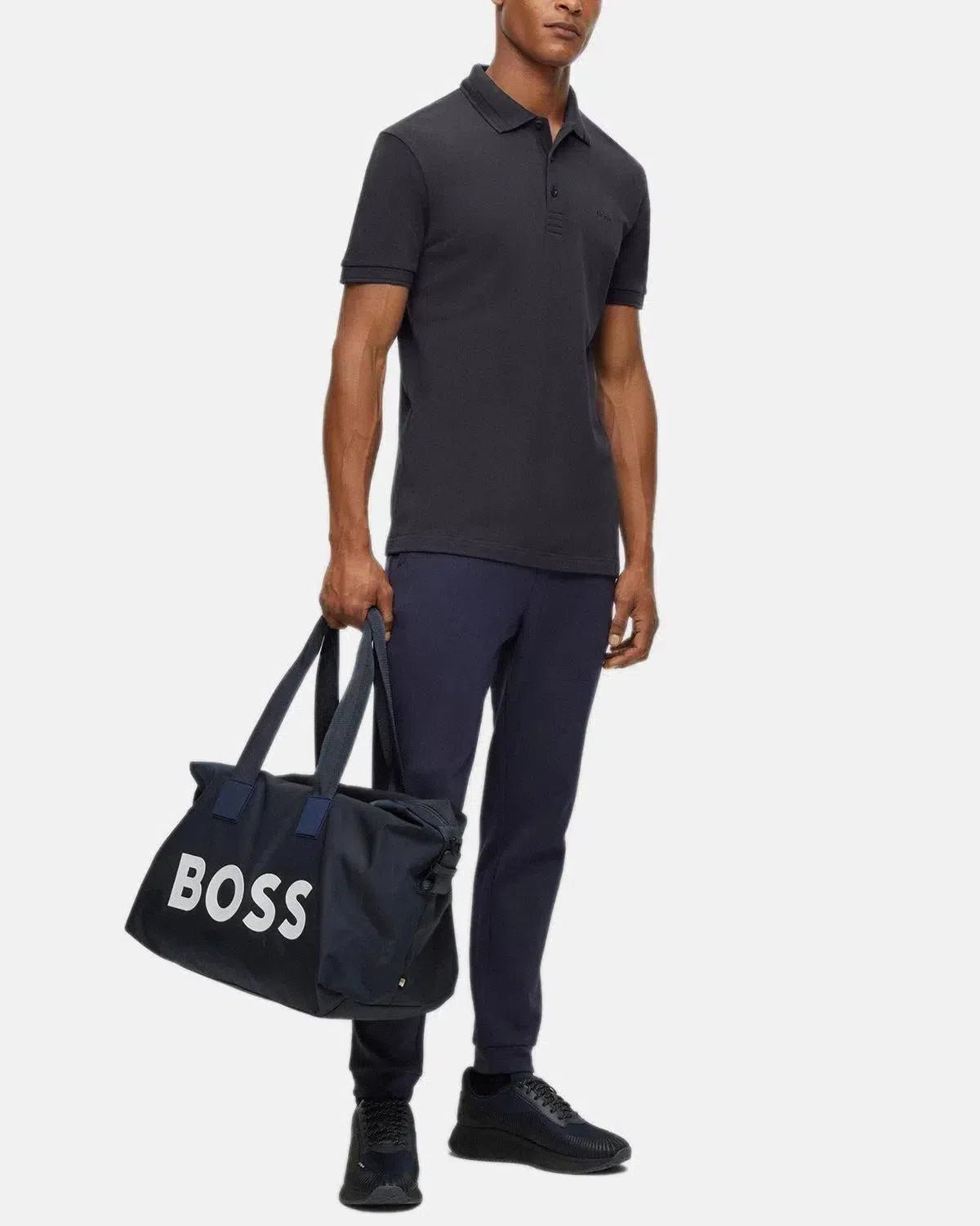 BOSS PADDY POLO SHIRT DARK BLUE TONAL - northern threads