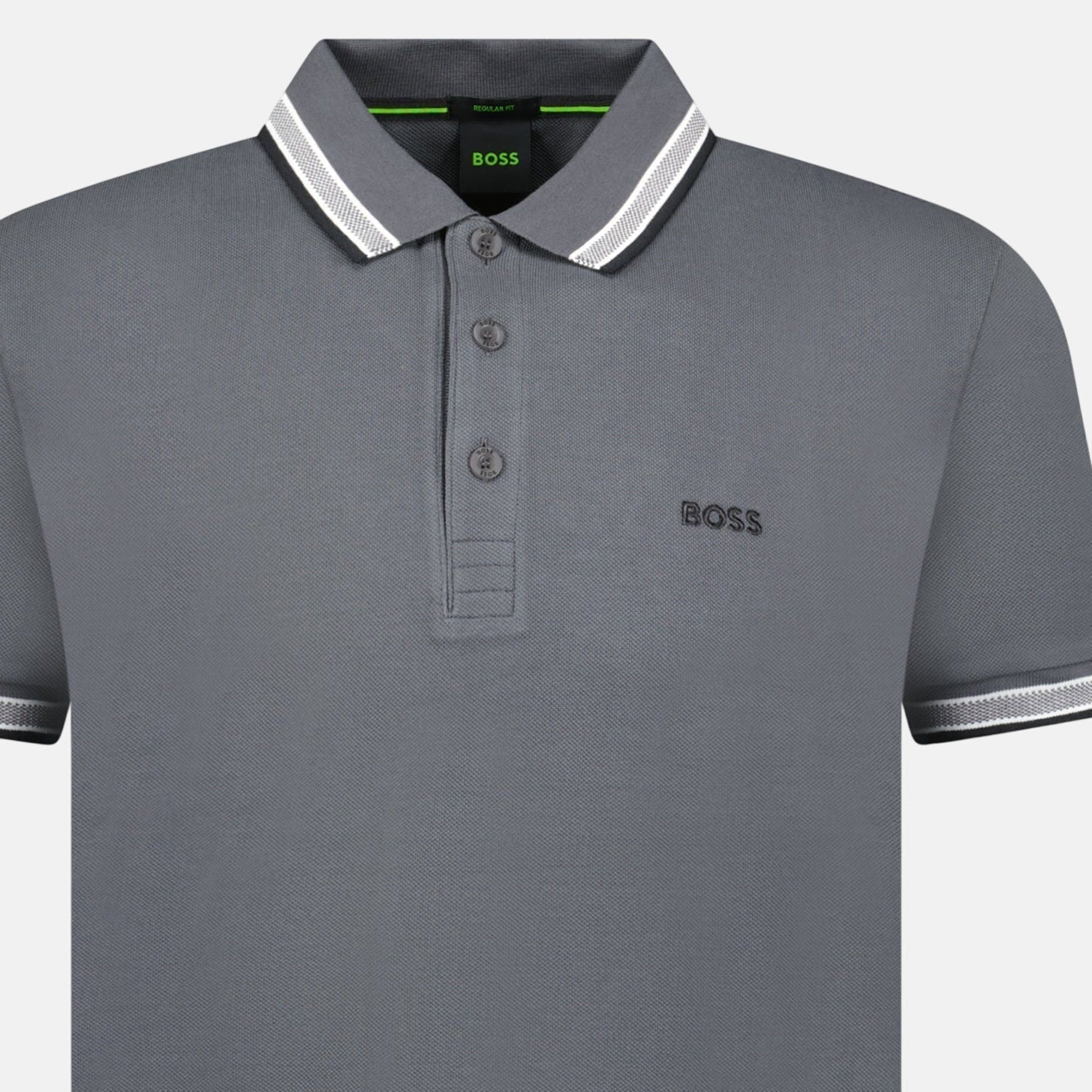 BOSS Paddy Polo Shirt Dark Grey - O7 - northern threads uk