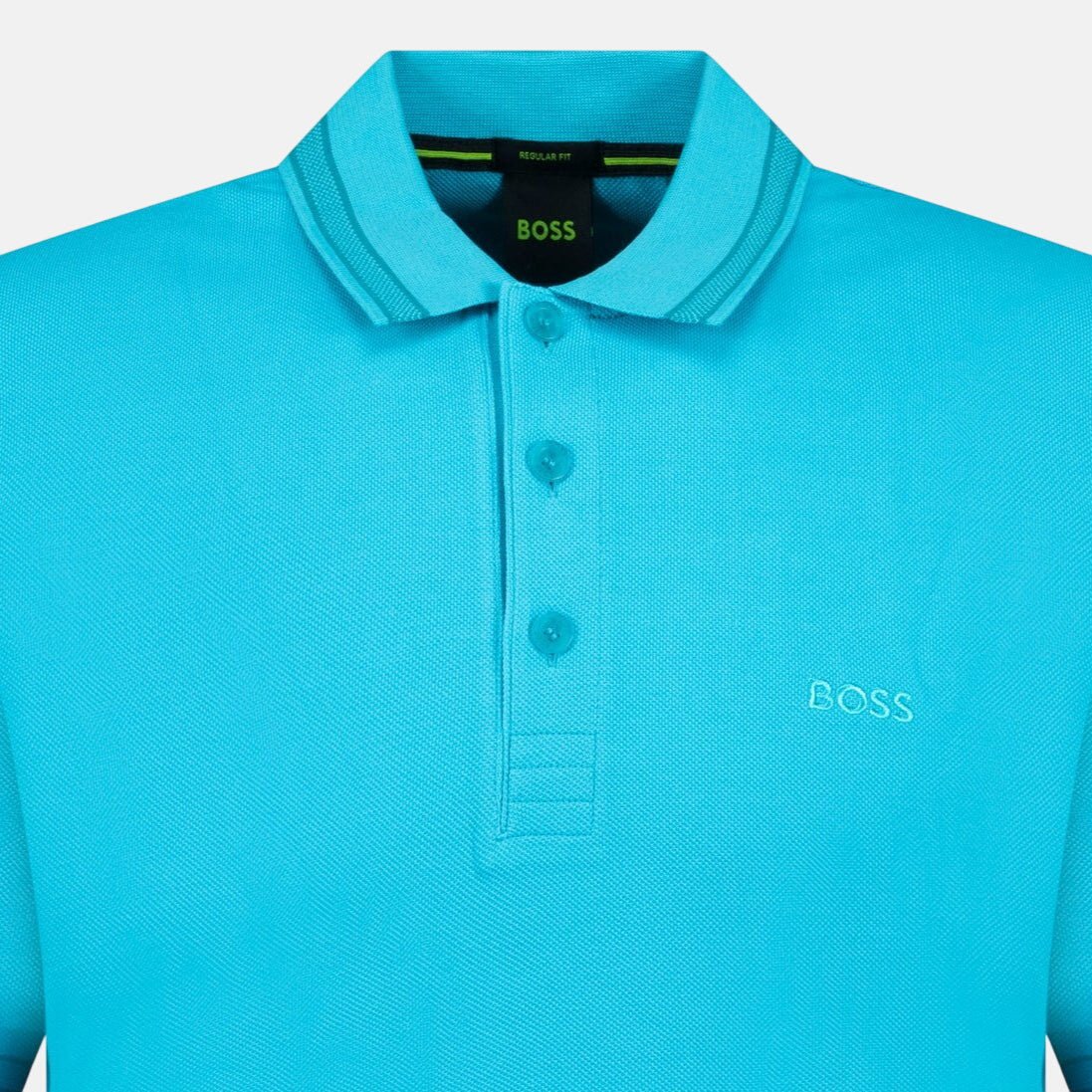 BOSS Paddy Polo Shirt Light Turquoise - F30 - northern threads uk