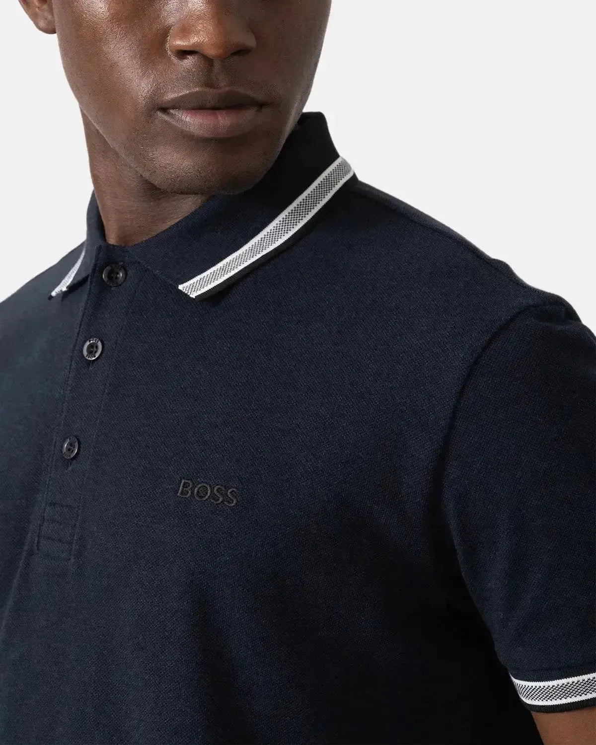 BOSS PADDY POLO SHIRT NAVY - northern threads