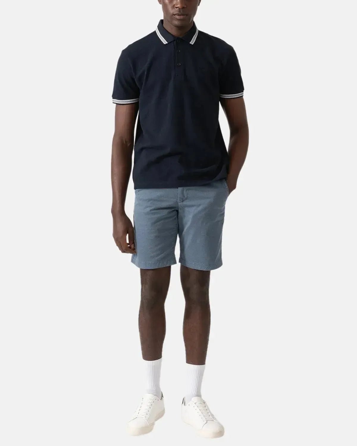 BOSS PADDY POLO SHIRT NAVY - northern threads