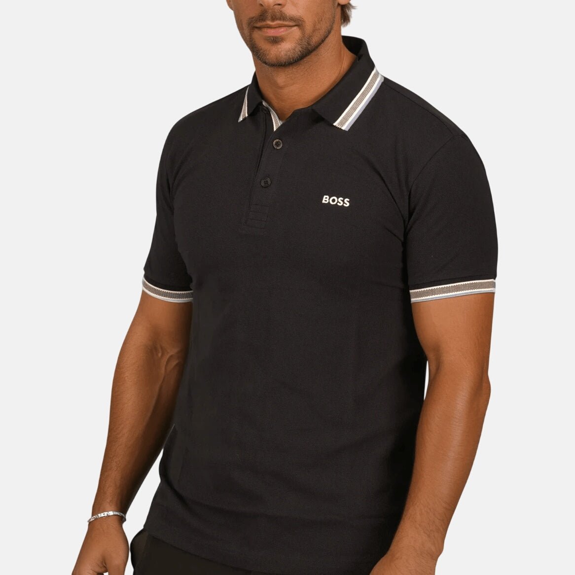 BOSS Paddy Polo Shirt Navy - sku-55535626518909 - northern threads uk