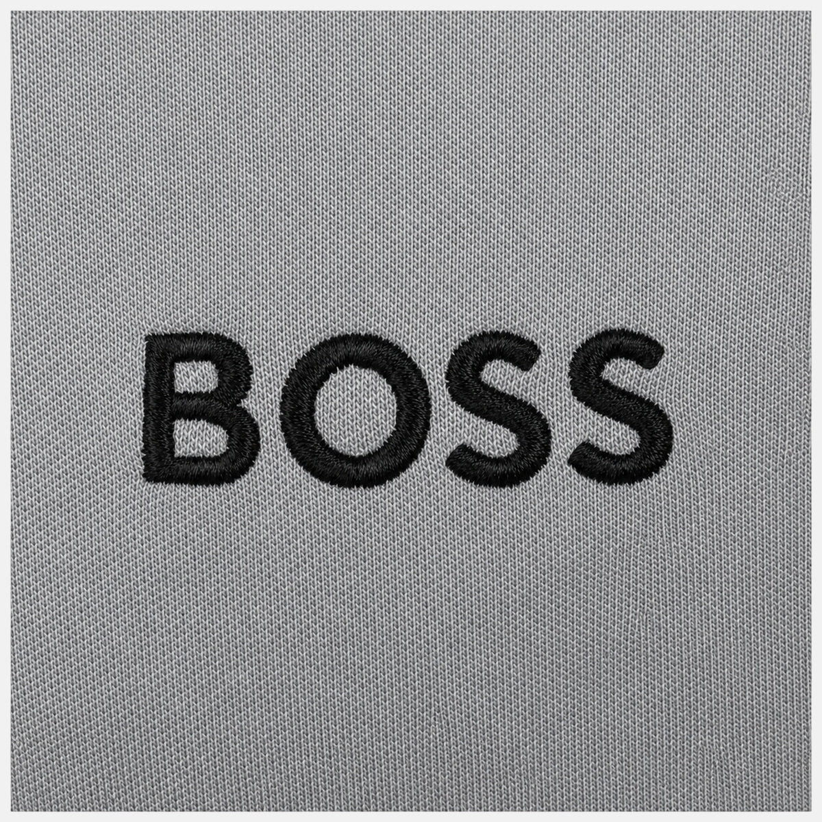 BOSS Paddy Pro Polo Shirt Medium Grey/Black/White | Northern Threads Designer Menswear