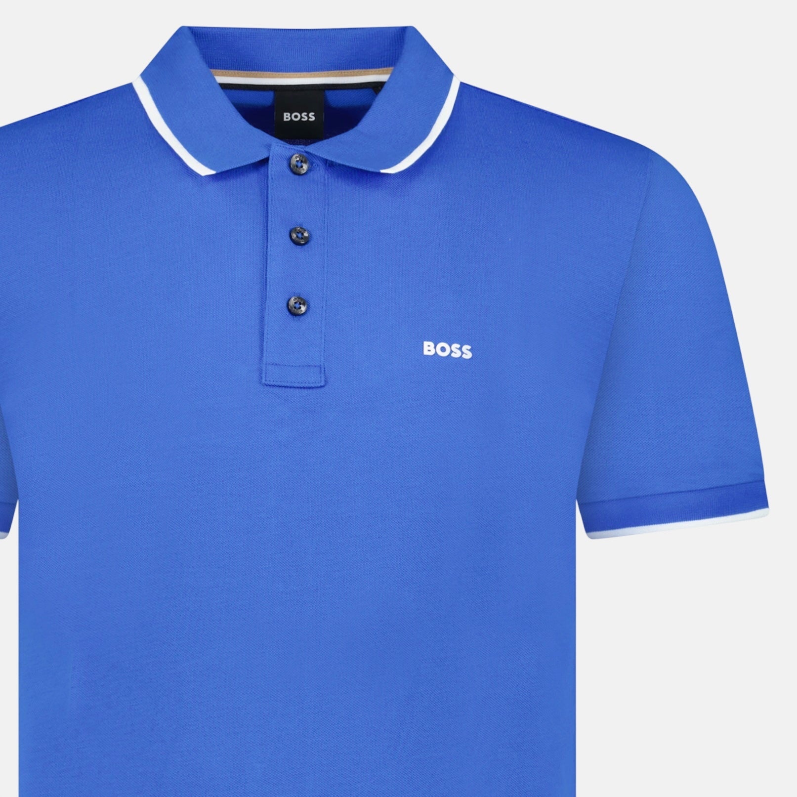 BOSS Parley 190 Polo Shirt Royal Blue - O9 - northern threads uk