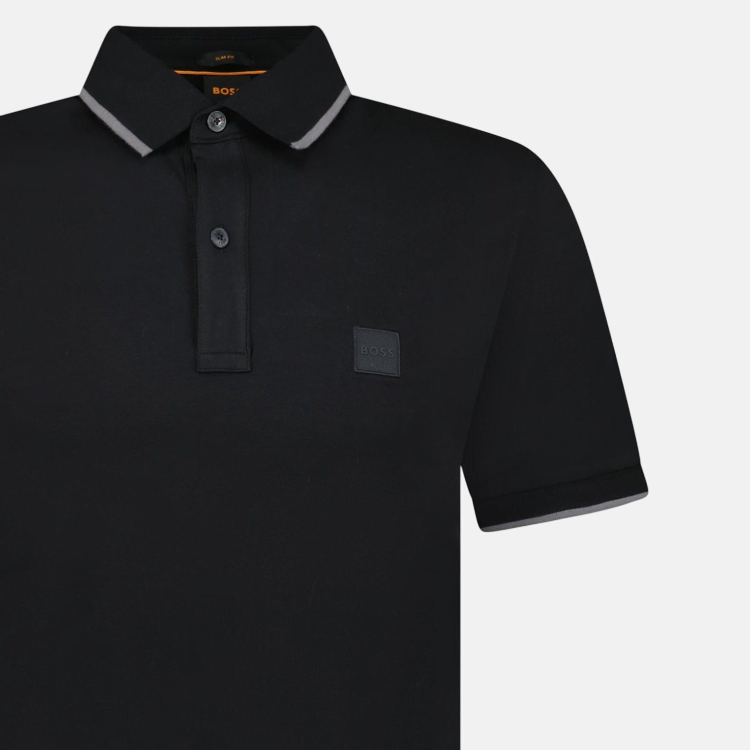 BOSS Passertip Polo Shirt Black - O18 - northern threads uk