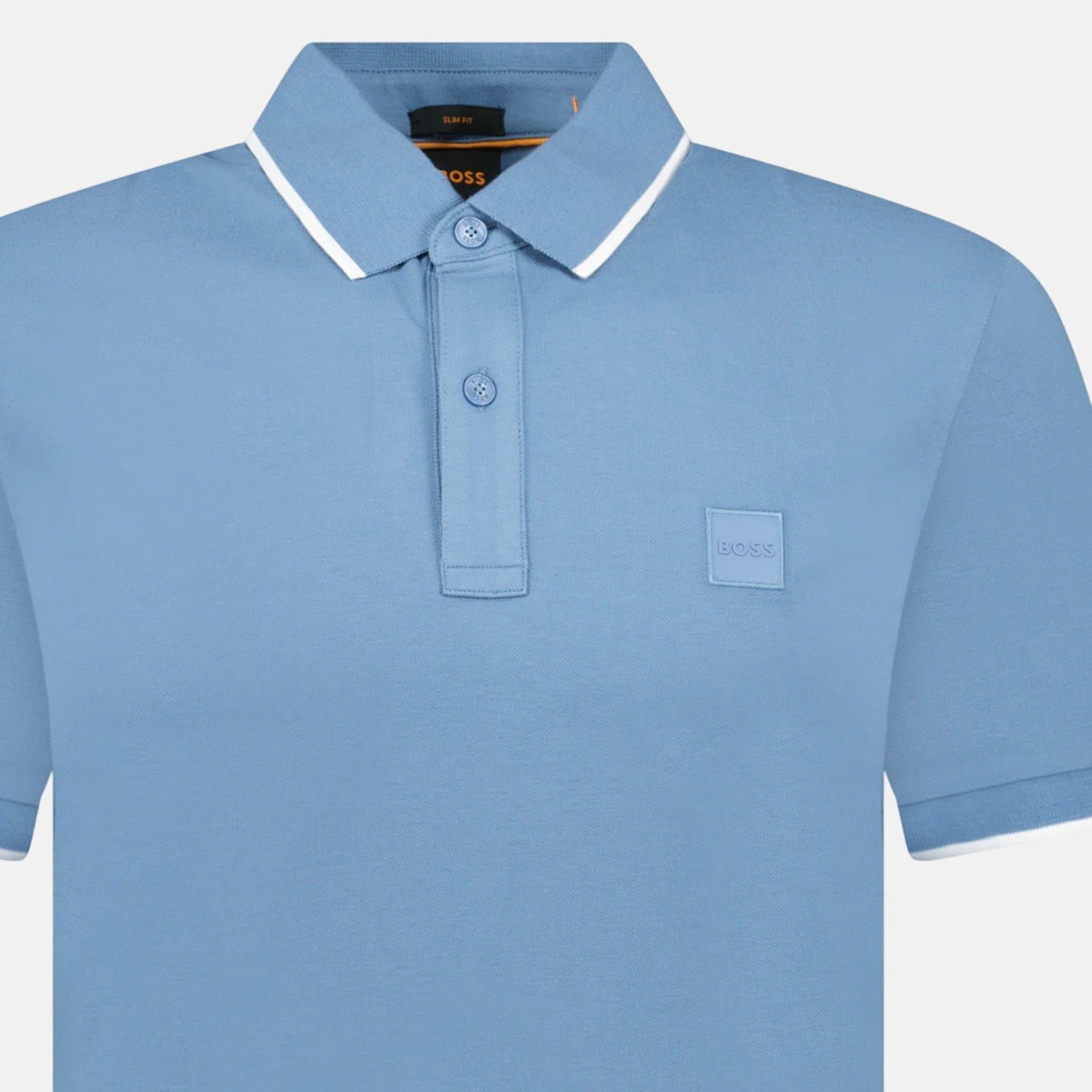 BOSS Passertip Polo Shirt Blue - sku-55536159818109 - northern threads uk
