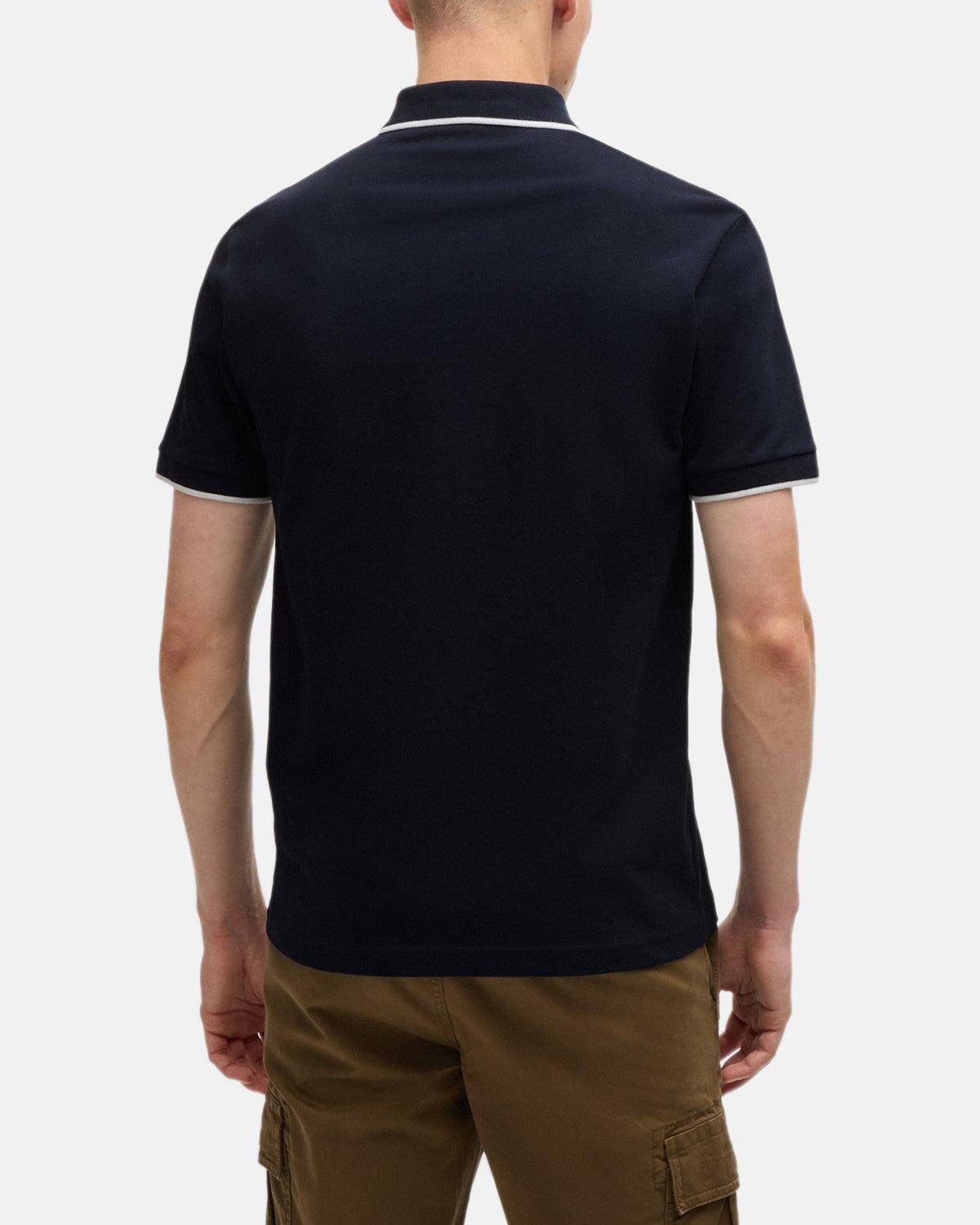 BOSS PASSERTIP POLO SHIRT DARK BLUE - northern threads