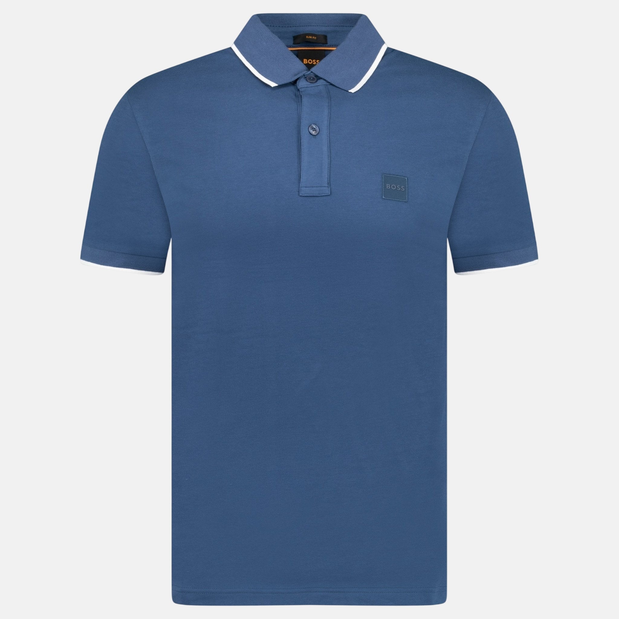 BOSS Passertip Polo Shirt Dark Blue - F30 - northern threads uk