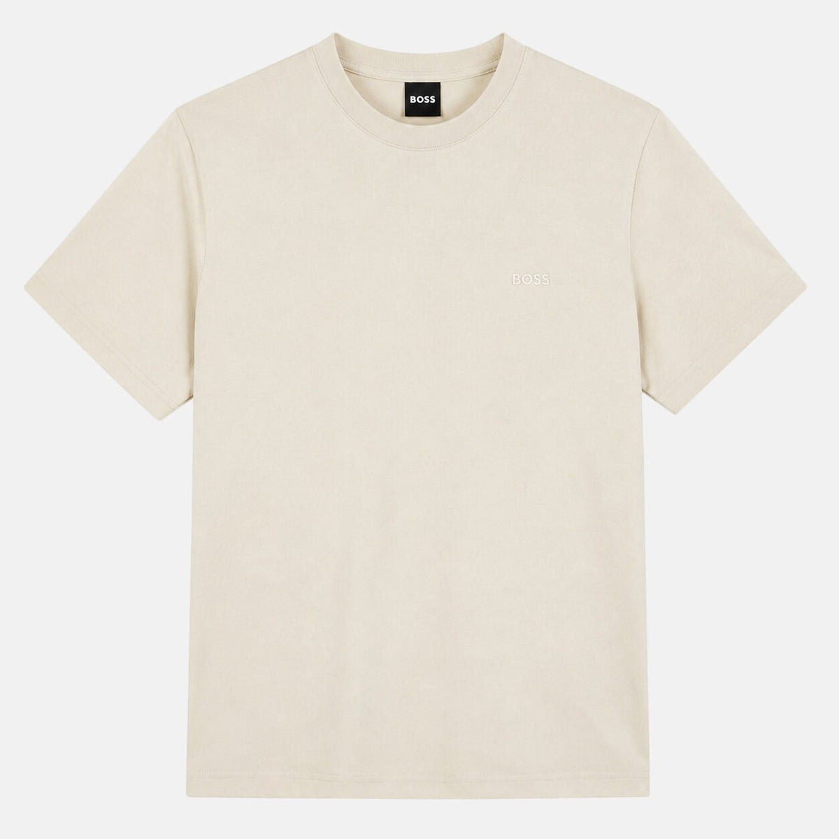 BOSS Pique Taddy T-Shirt Light Beige | Northern Threads Designer Menswear