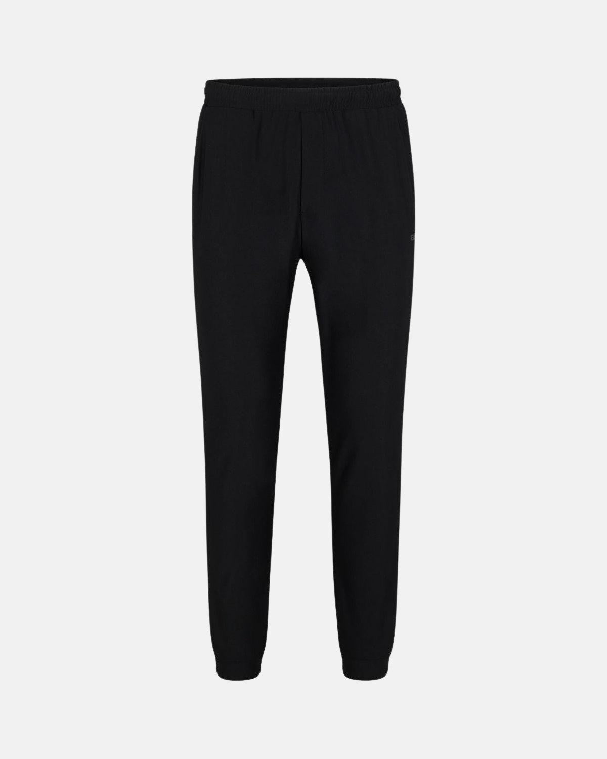 BOSS QUICK DRY TRACKSUIT BOTTOMS BLACK - HUGO-BOSS-50517748-001-M - northern threads uk