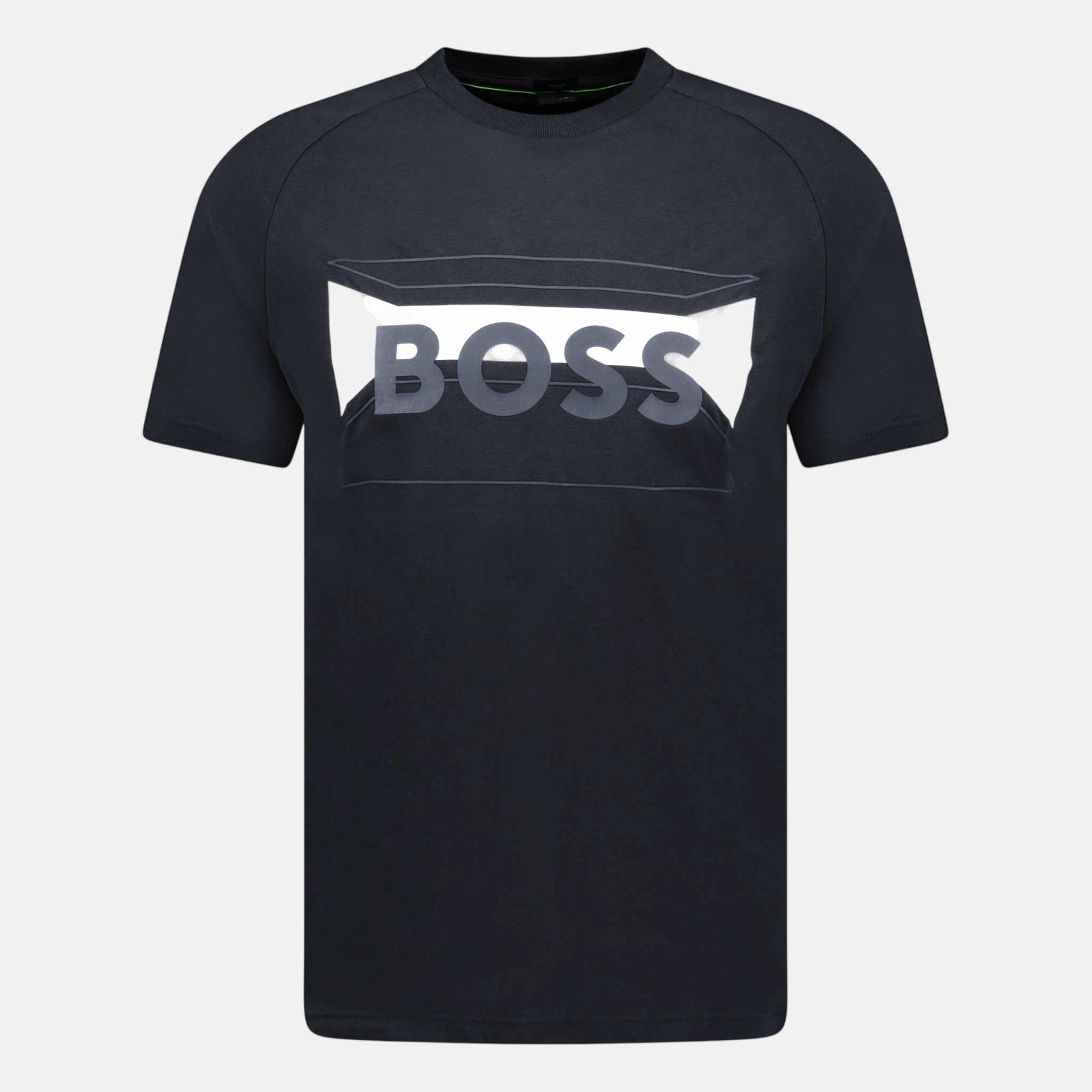 BOSS Regular - Fit Logo Artwork T-Shirt Black - C77 - northern threads uk