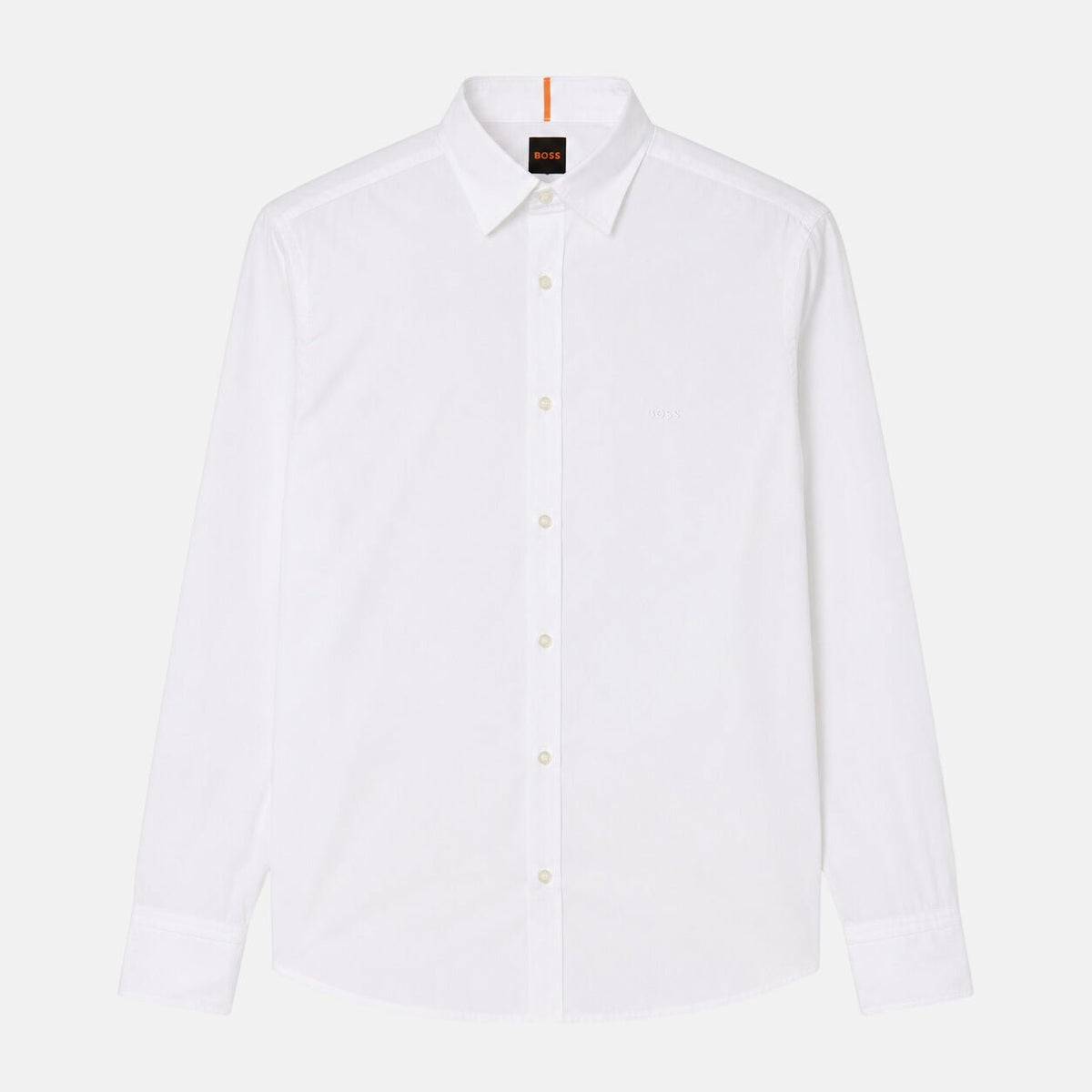 BOSS Relegant 6 L/S Shirt White | Northern Threads Designer Menswear