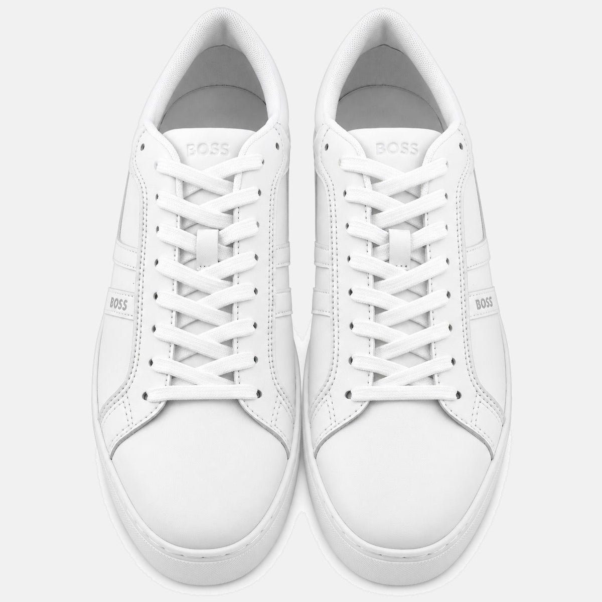BOSS Rhys Tennis Trainers White | Northern Threads Designer Menswear