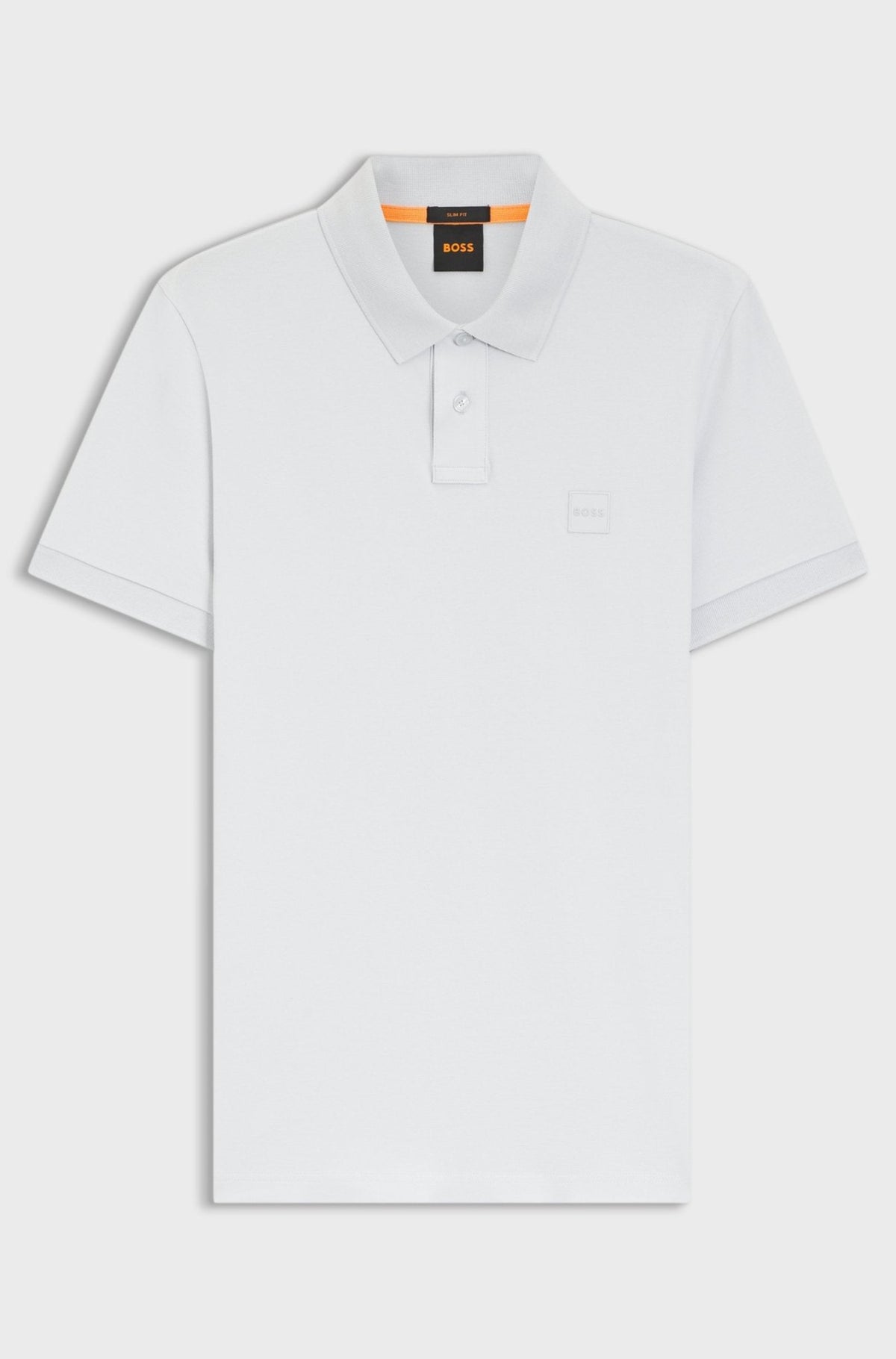 BOSS Slim Fit Passenger Polo Shirt Light Pastel Grey | Northern Threads Designer Menswear