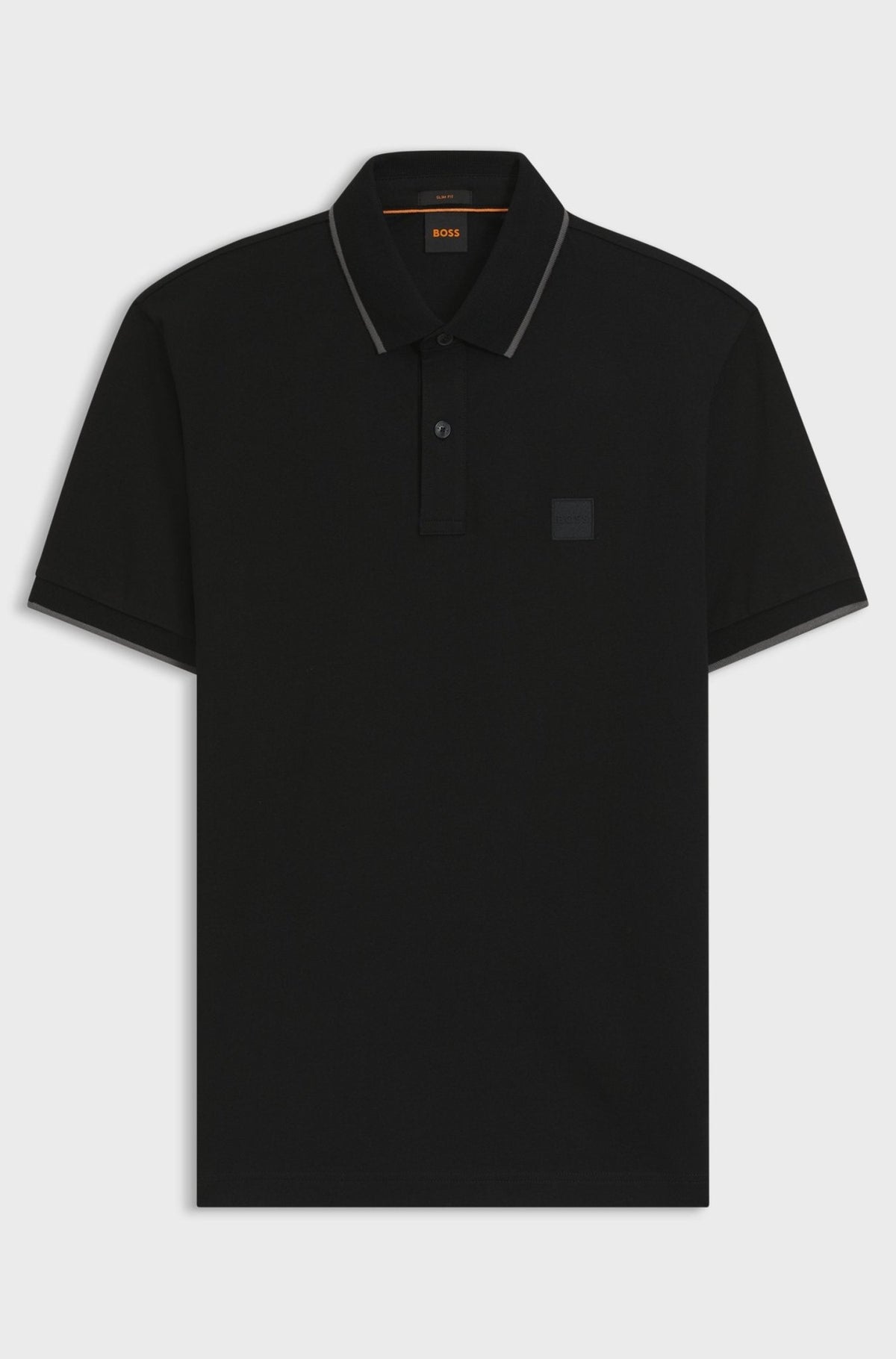 BOSS Slim Fit Passertip Polo Shirt Black | Northern Threads Designer Menswear