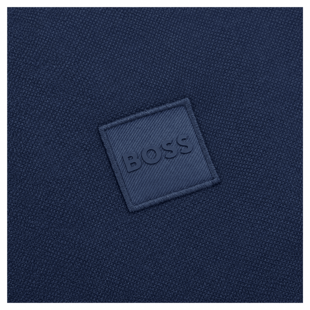 BOSS Slim Fit Passertip Polo Shirt Navy Blue/White | Northern Threads Designer Menswear