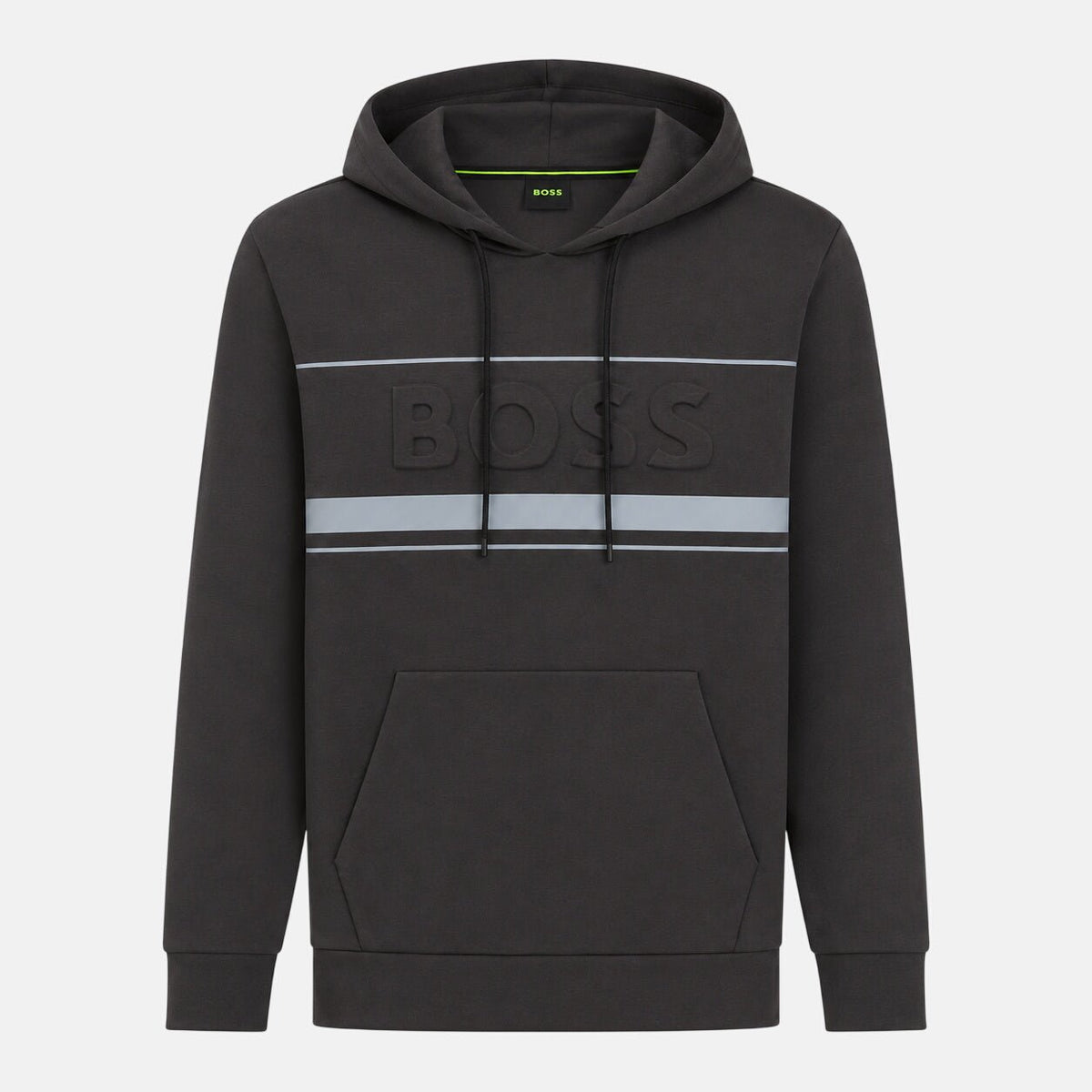 BOSS Soody Zone Hoodie Slate Grey | Northern Threads Designer Menswear