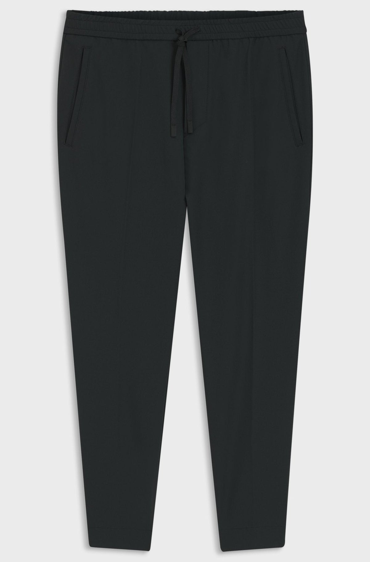 BOSS T-Flex Tapered Fit Trousers Black | Northern Threads Designer Menswear