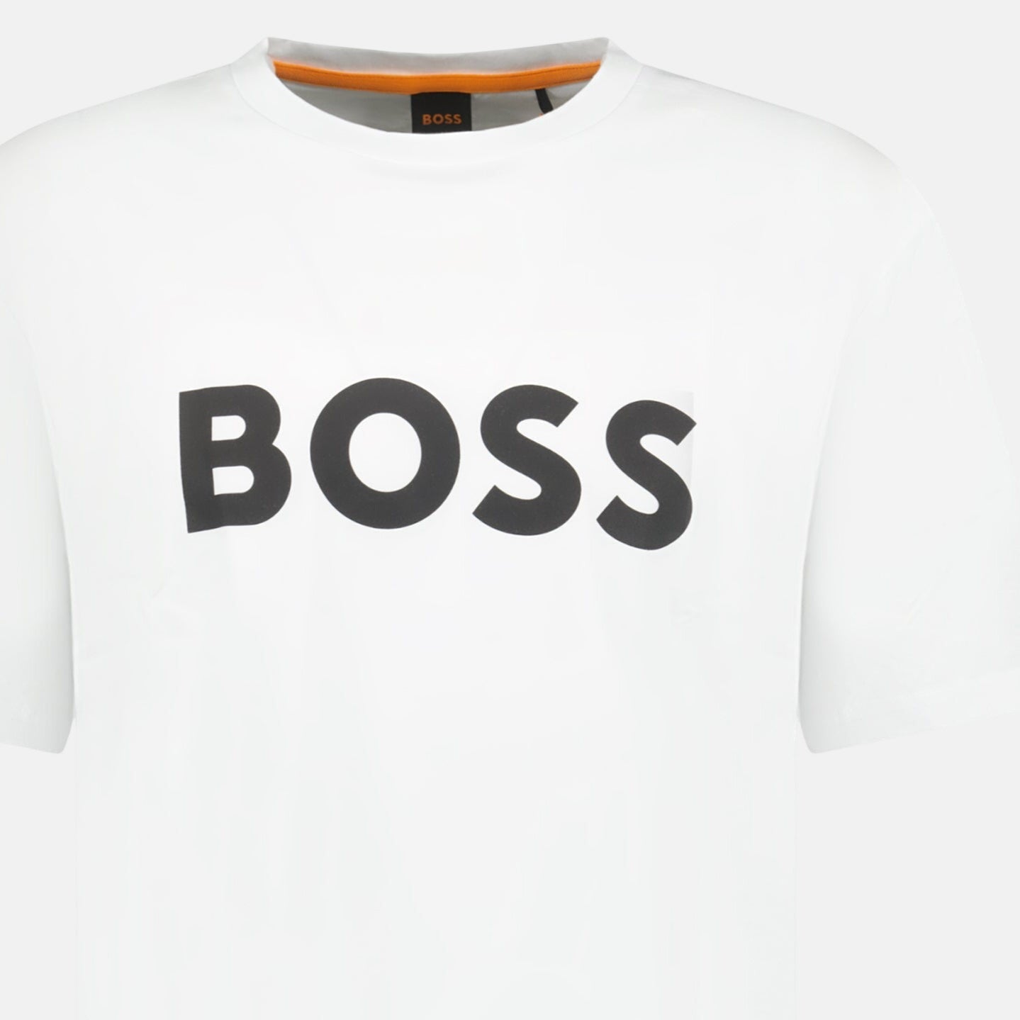 BOSS Thinking 1 Logo T-Shirt White - sku-55535874474365 - northern threads uk