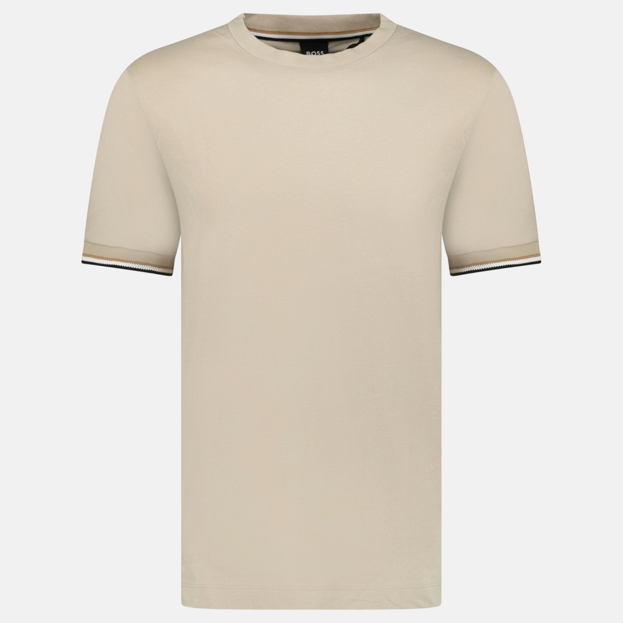 BOSS Thompson 04 T-Shirt Beige - F30 - northern threads uk