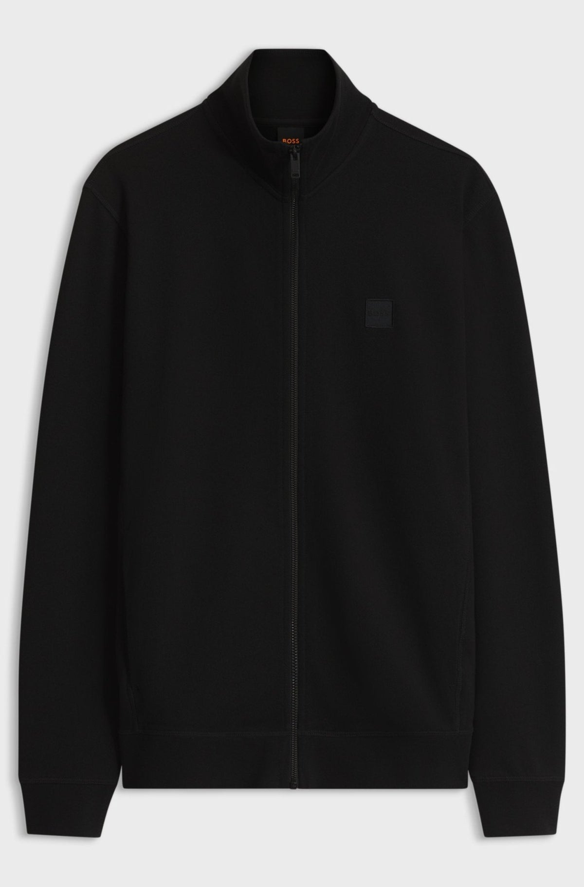 BOSS Zestart Zip Through Sweatshirt Black | Northern Threads Designer Menswear