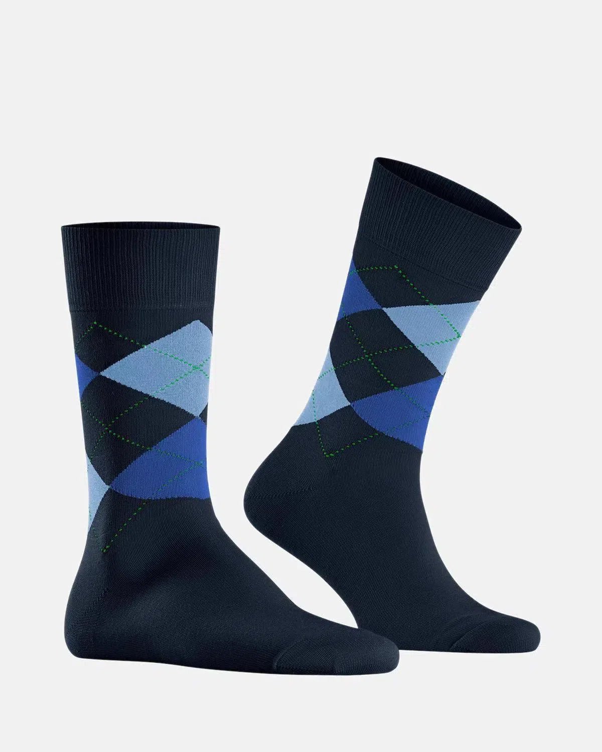 BURLINGTON KING SOCKS MARINE | Northern Threads Designer Menswear