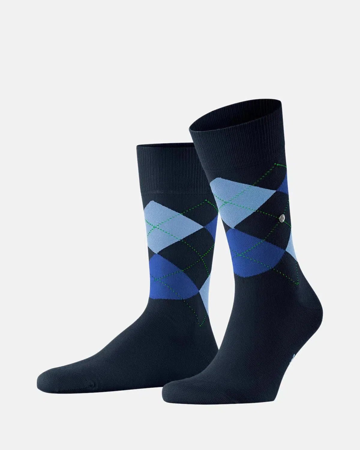 BURLINGTON KING SOCKS MARINE | Northern Threads Designer Menswear