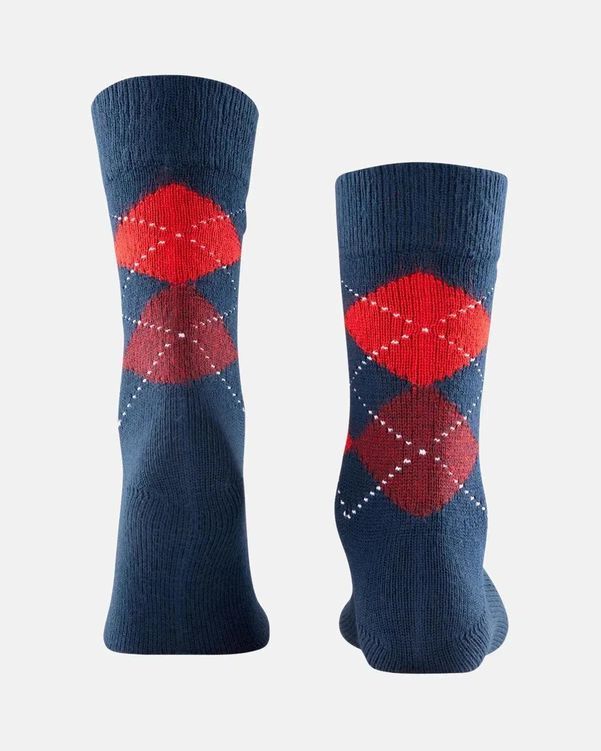 BURLINGTON PRESTON SOCKS STEEL BLUE | Northern Threads Designer Menswear